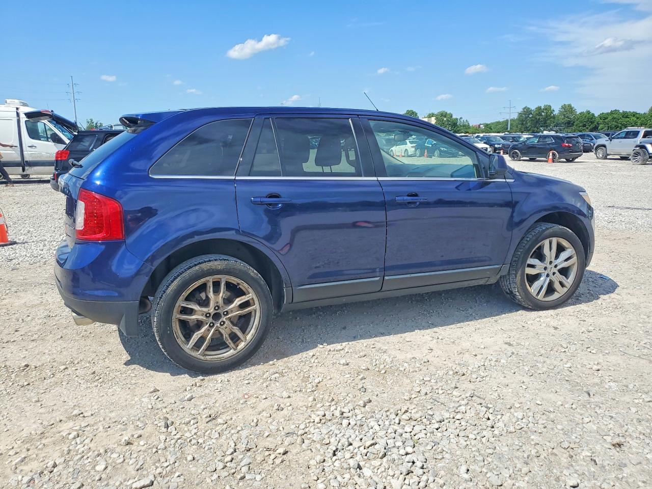 2011 Ford Edge Limited Синий vin: 2FMDK3KC8BBA35872