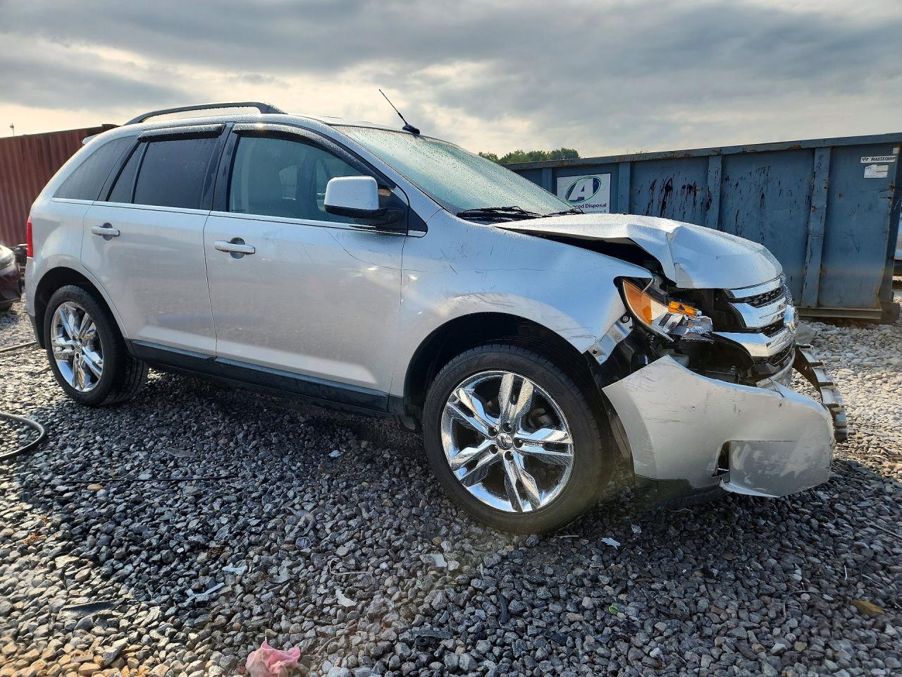 2011 Ford Edge Limited Silver vin: 2FMDK3KC8BBA62957
