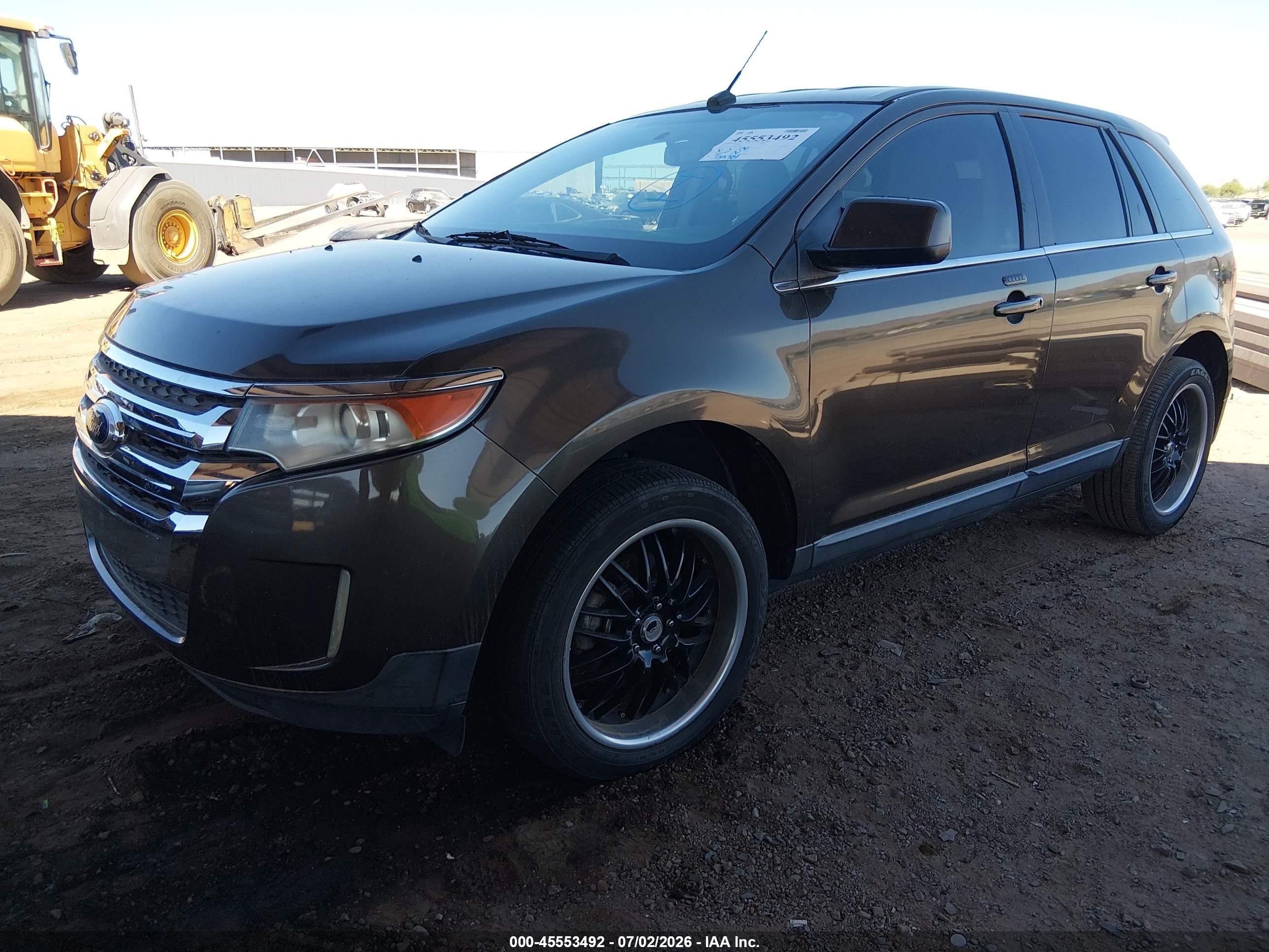 2011 Ford Edge Limited Коричневый vin: 2FMDK3KC8BBA72484