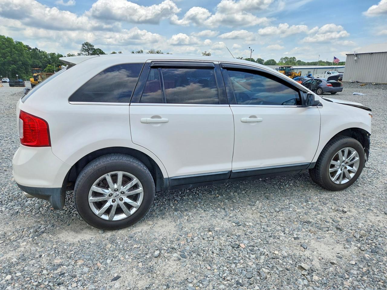 2011 Ford Edge Limited White vin: 2FMDK3KC8BBA89480
