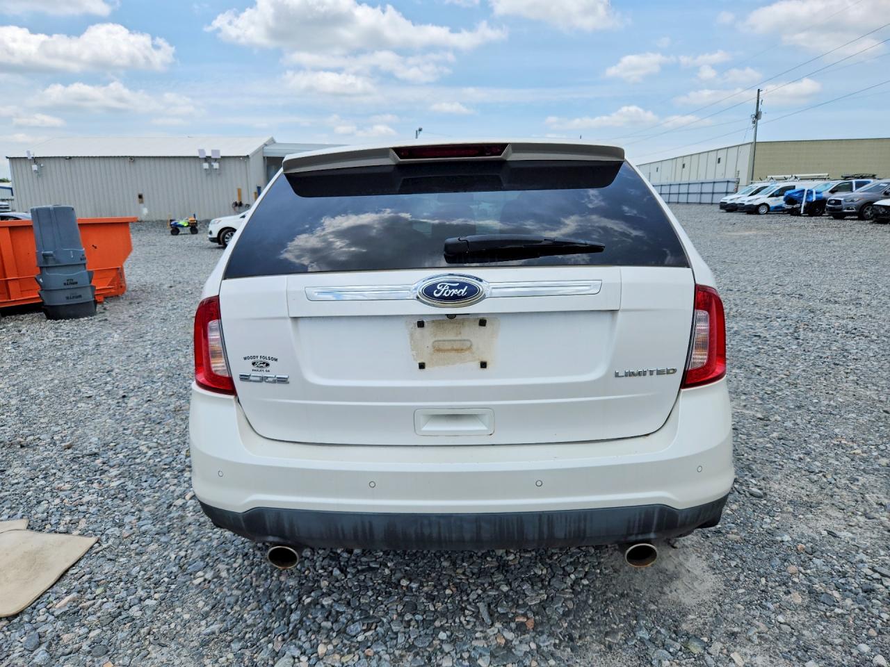 2011 Ford Edge Limited White vin: 2FMDK3KC8BBA89480