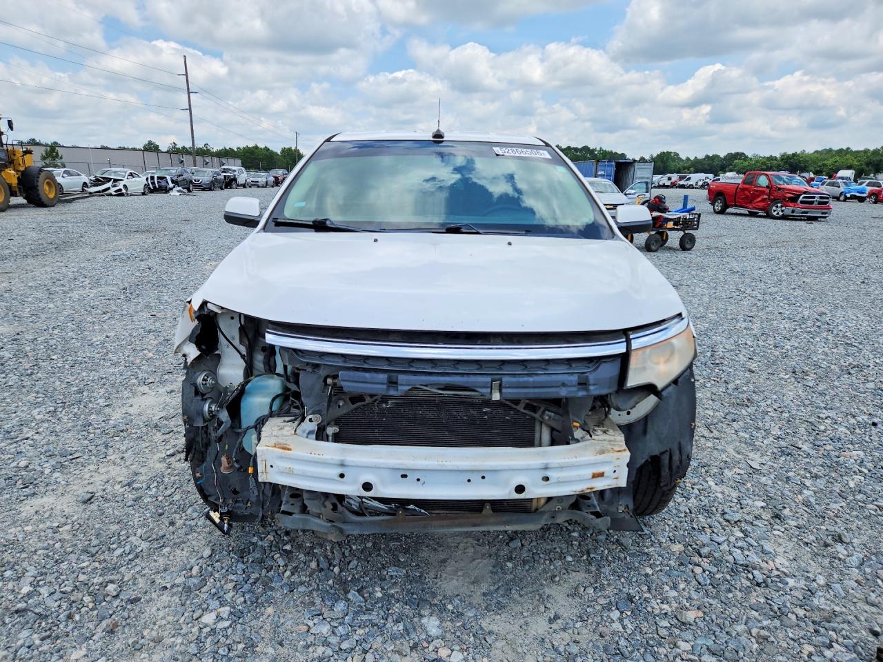 2011 Ford Edge Limited White vin: 2FMDK3KC8BBA89480