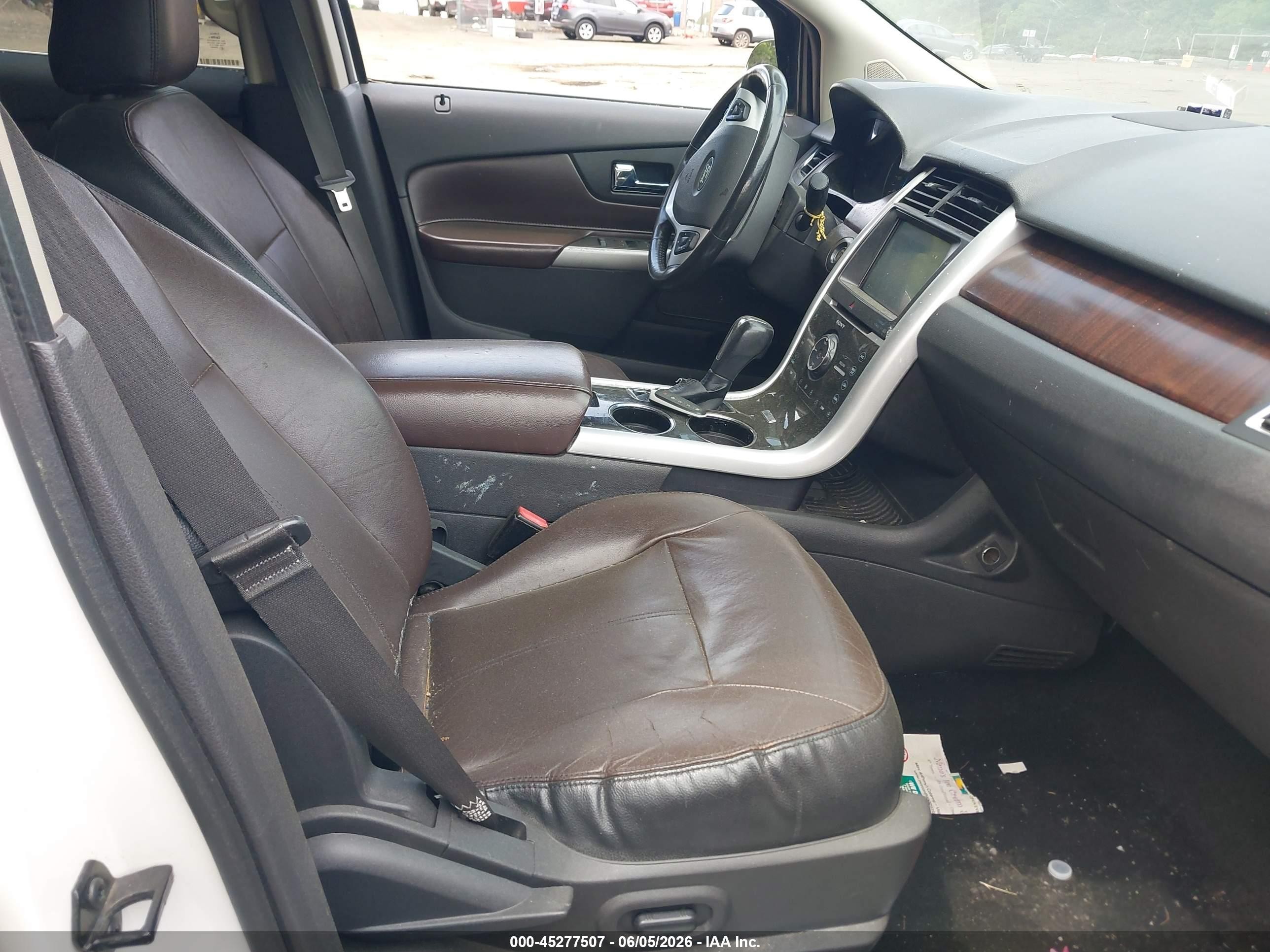 2011 Ford Edge Limited White vin: 2FMDK3KC8BBB05399