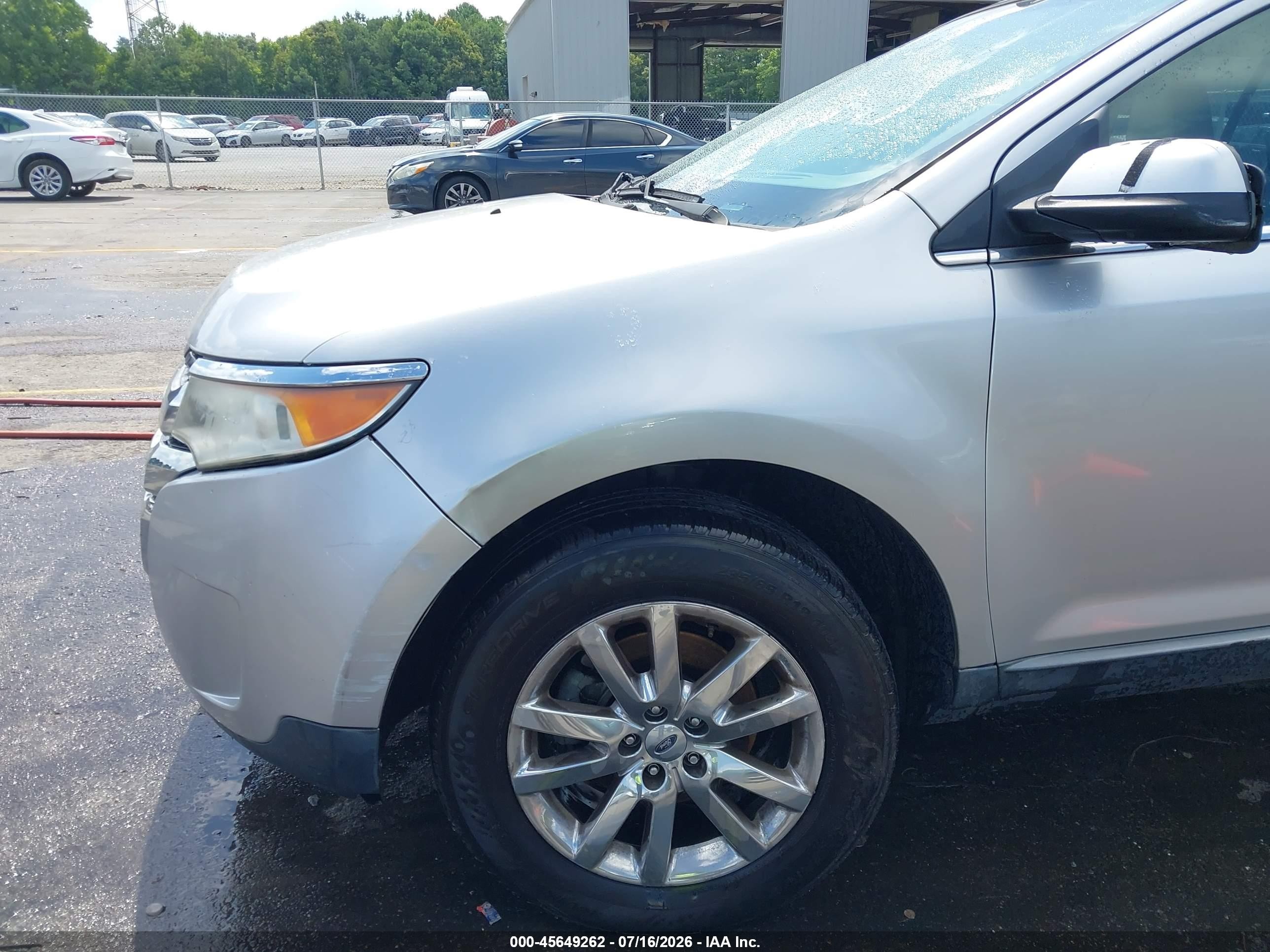 2011 Ford Edge Limited Silver vin: 2FMDK3KC8BBB06343