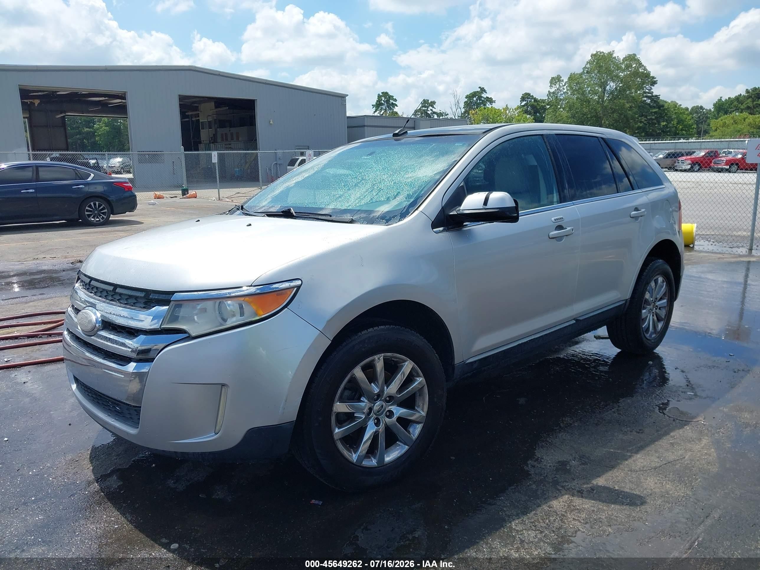 2011 Ford Edge Limited Silver vin: 2FMDK3KC8BBB06343