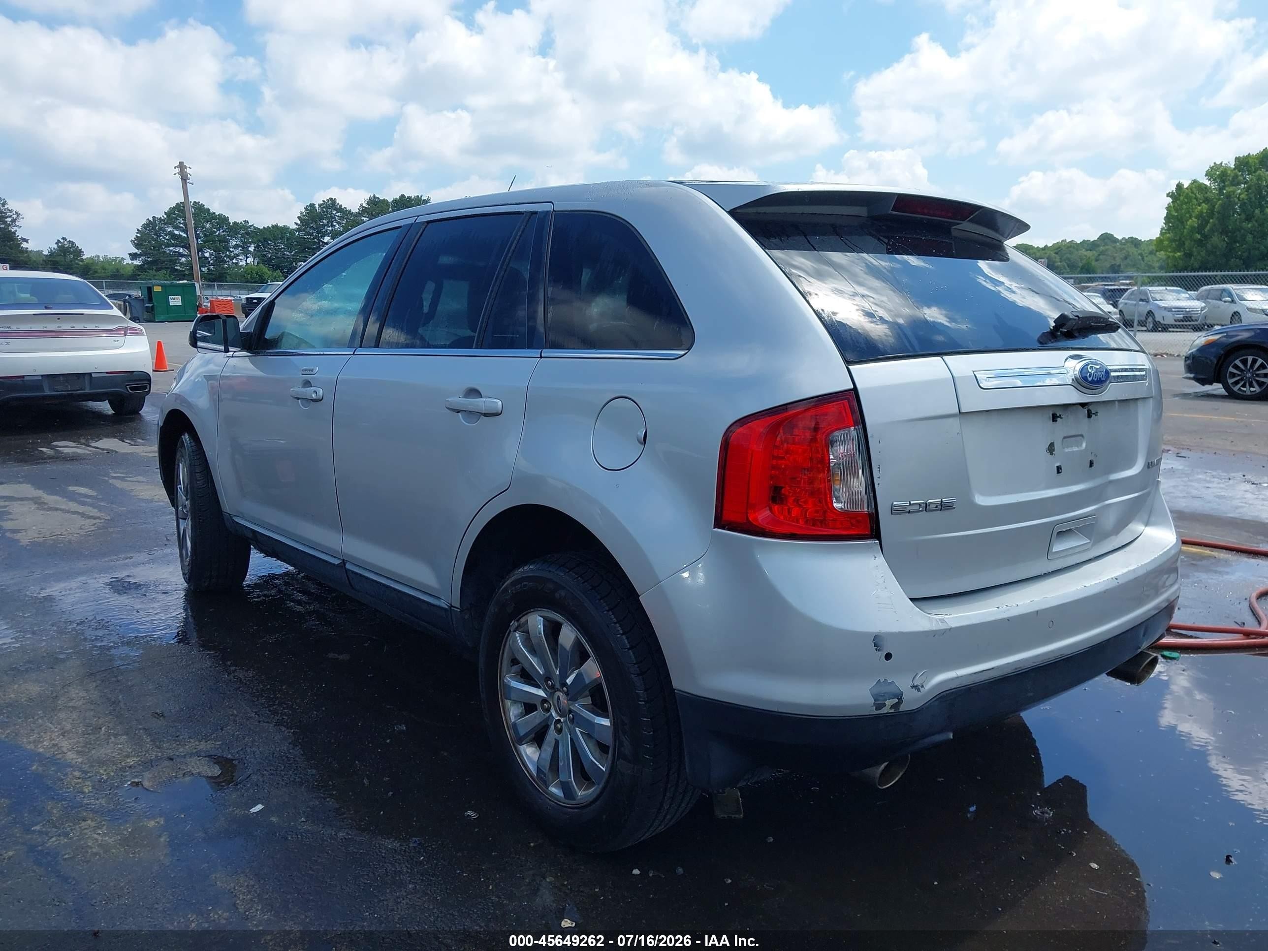 2011 Ford Edge Limited Silver vin: 2FMDK3KC8BBB06343