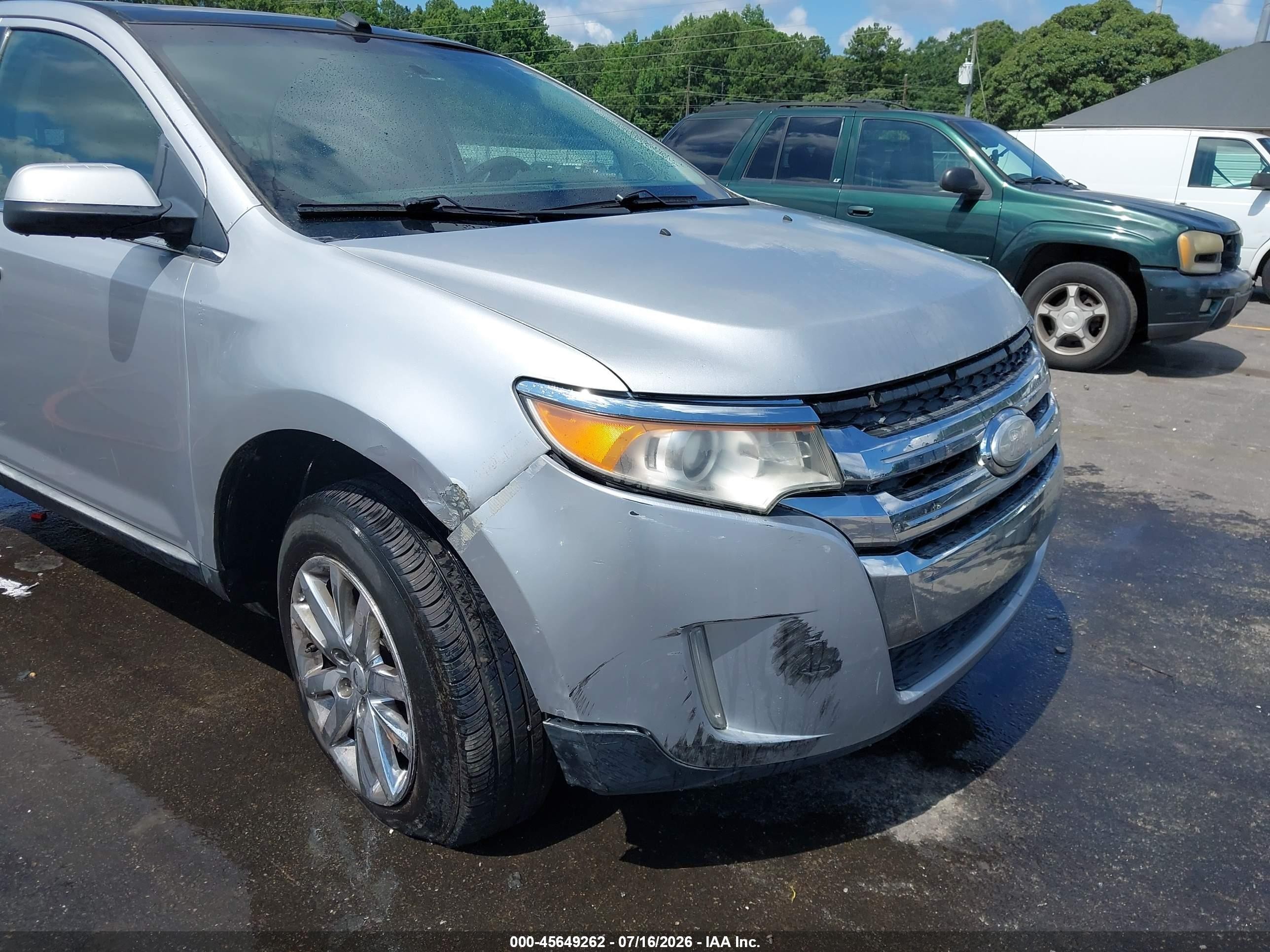2011 Ford Edge Limited Silver vin: 2FMDK3KC8BBB06343