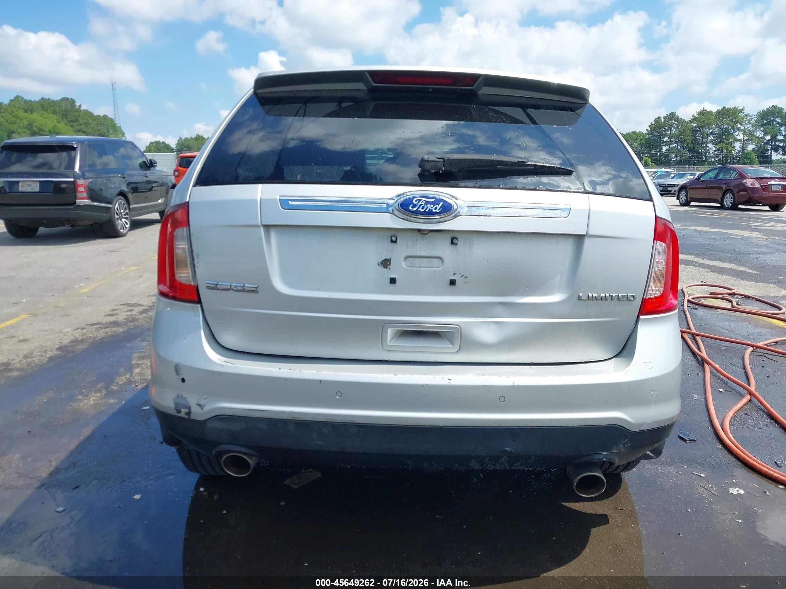 2011 Ford Edge Limited Silver vin: 2FMDK3KC8BBB06343