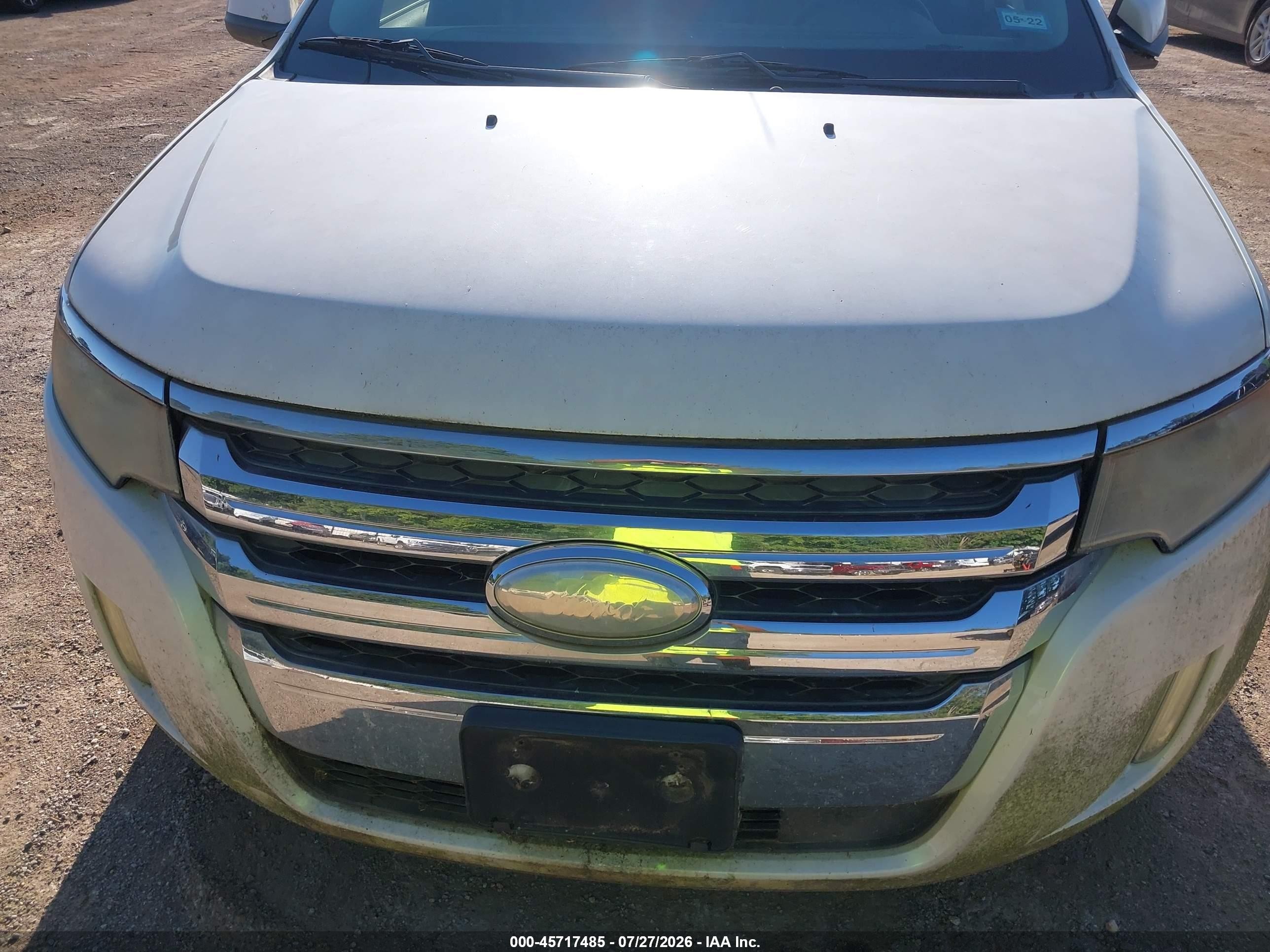 2011 Ford Edge Limited White vin: 2FMDK3KC8BBB11025