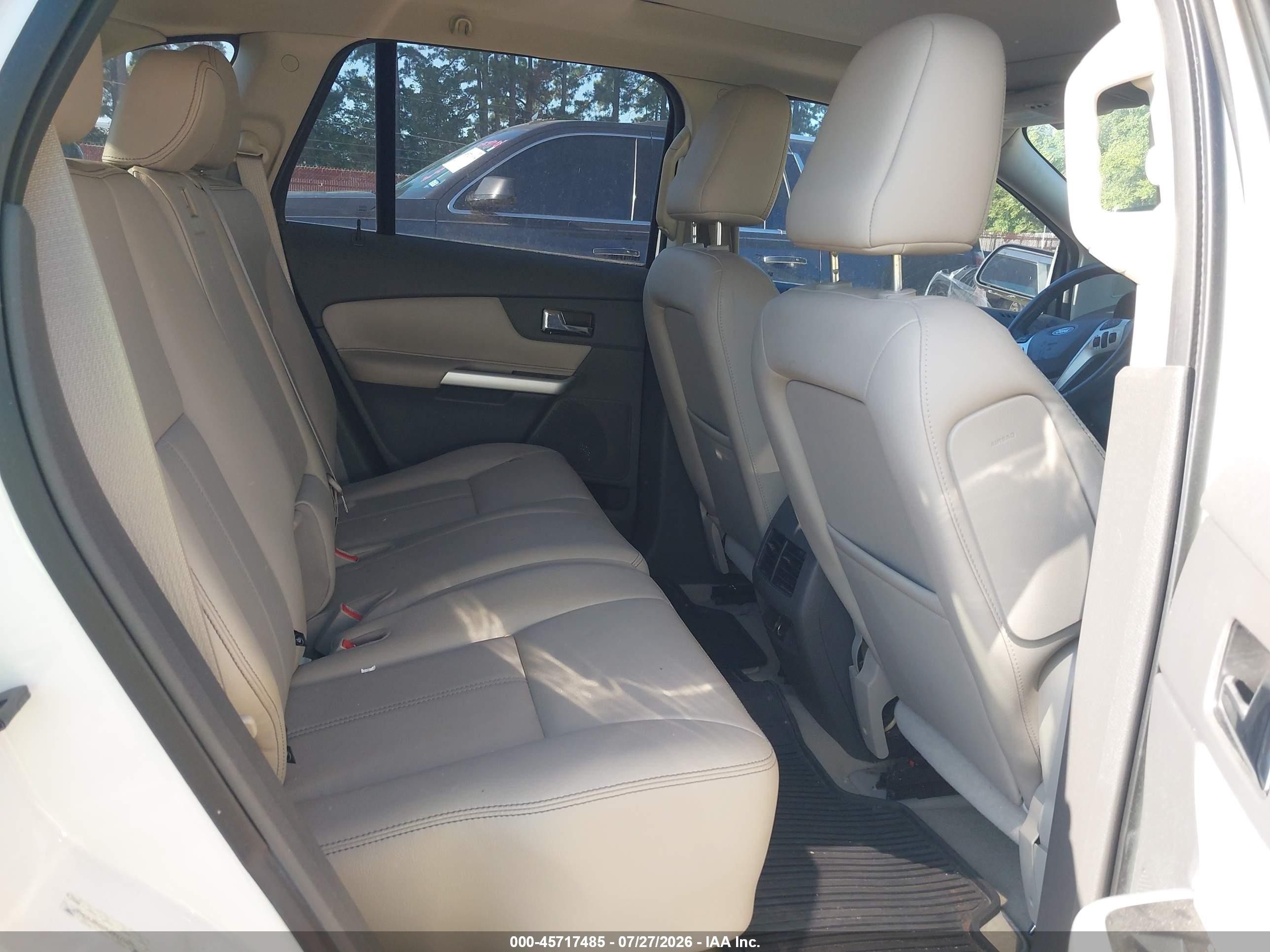 2011 Ford Edge Limited White vin: 2FMDK3KC8BBB11025