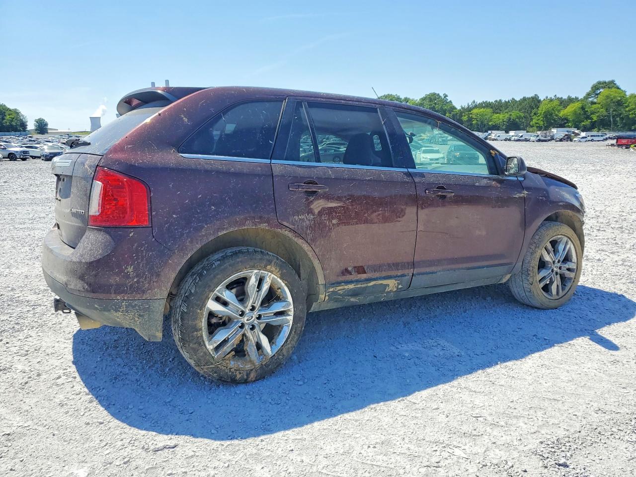 2012 Ford Edge Limited Burgundy vin: 2FMDK3KC8CBA39678
