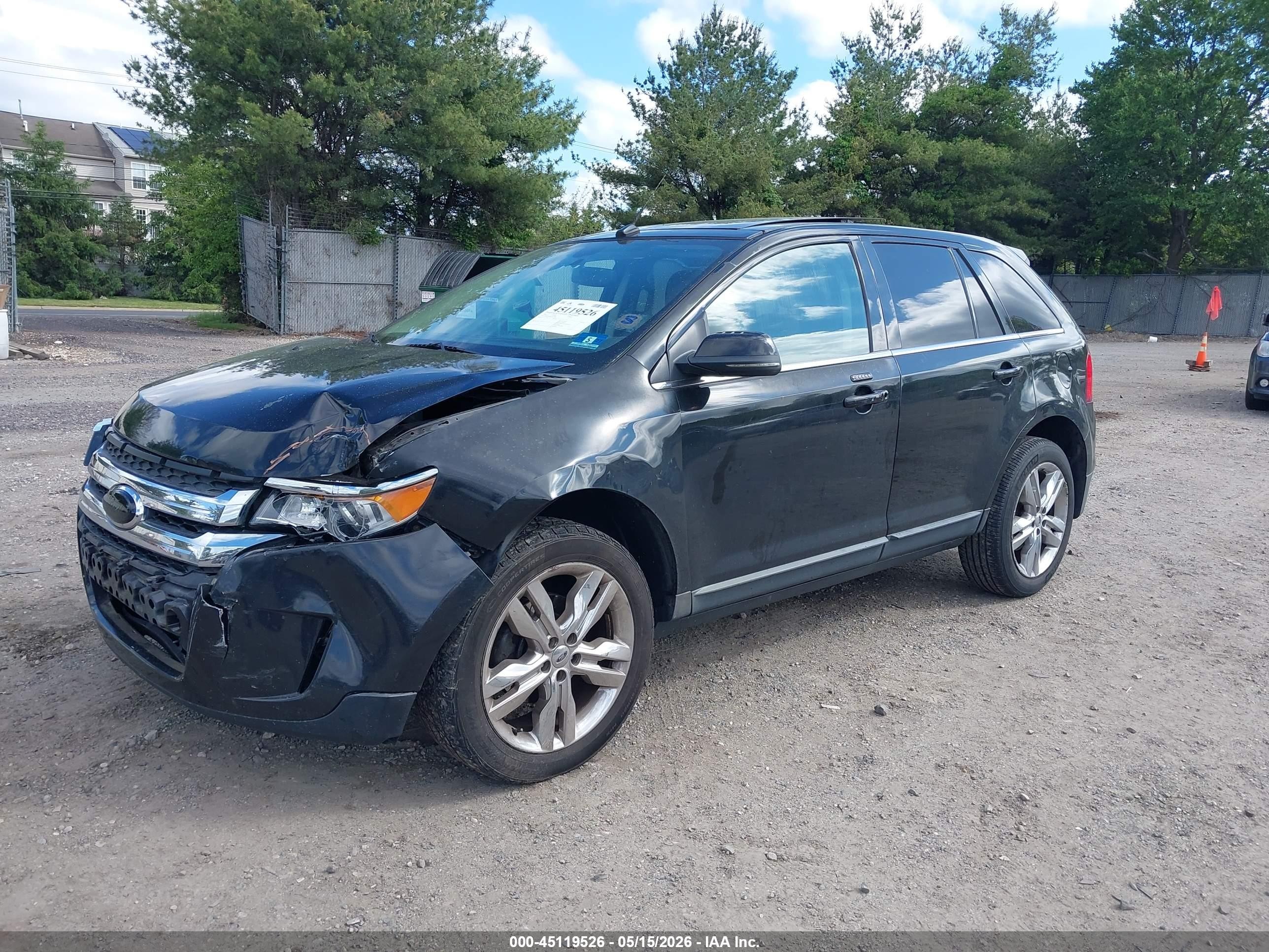 2012 Ford Edge Limited Black vin: 2FMDK3KC8CBA85964