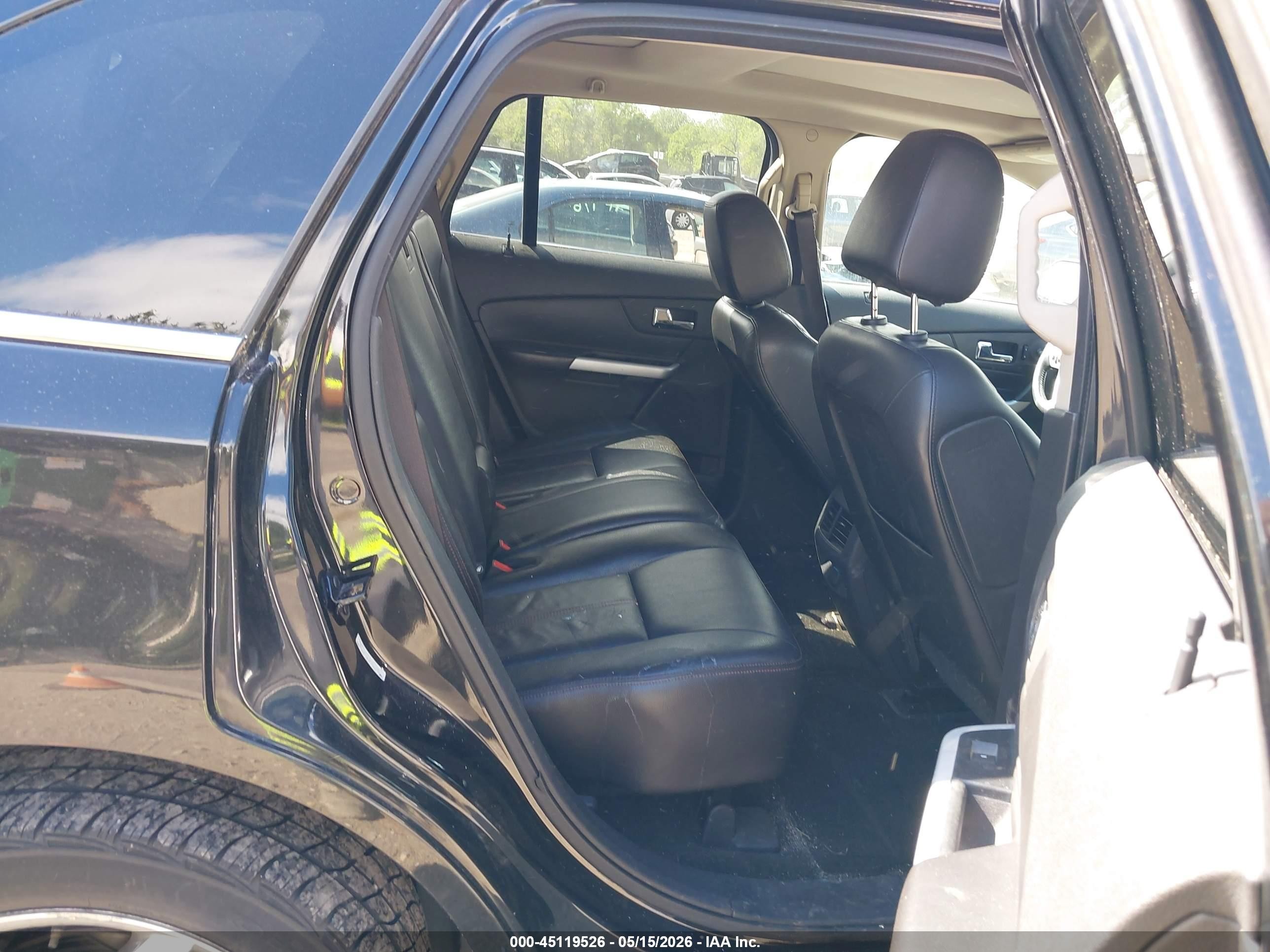 2012 Ford Edge Limited Black vin: 2FMDK3KC8CBA85964