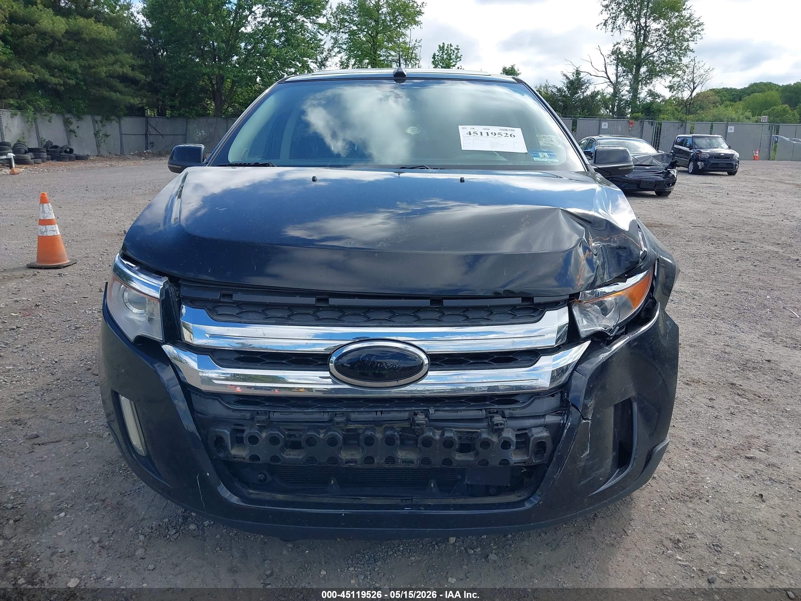 2012 Ford Edge Limited Black vin: 2FMDK3KC8CBA85964
