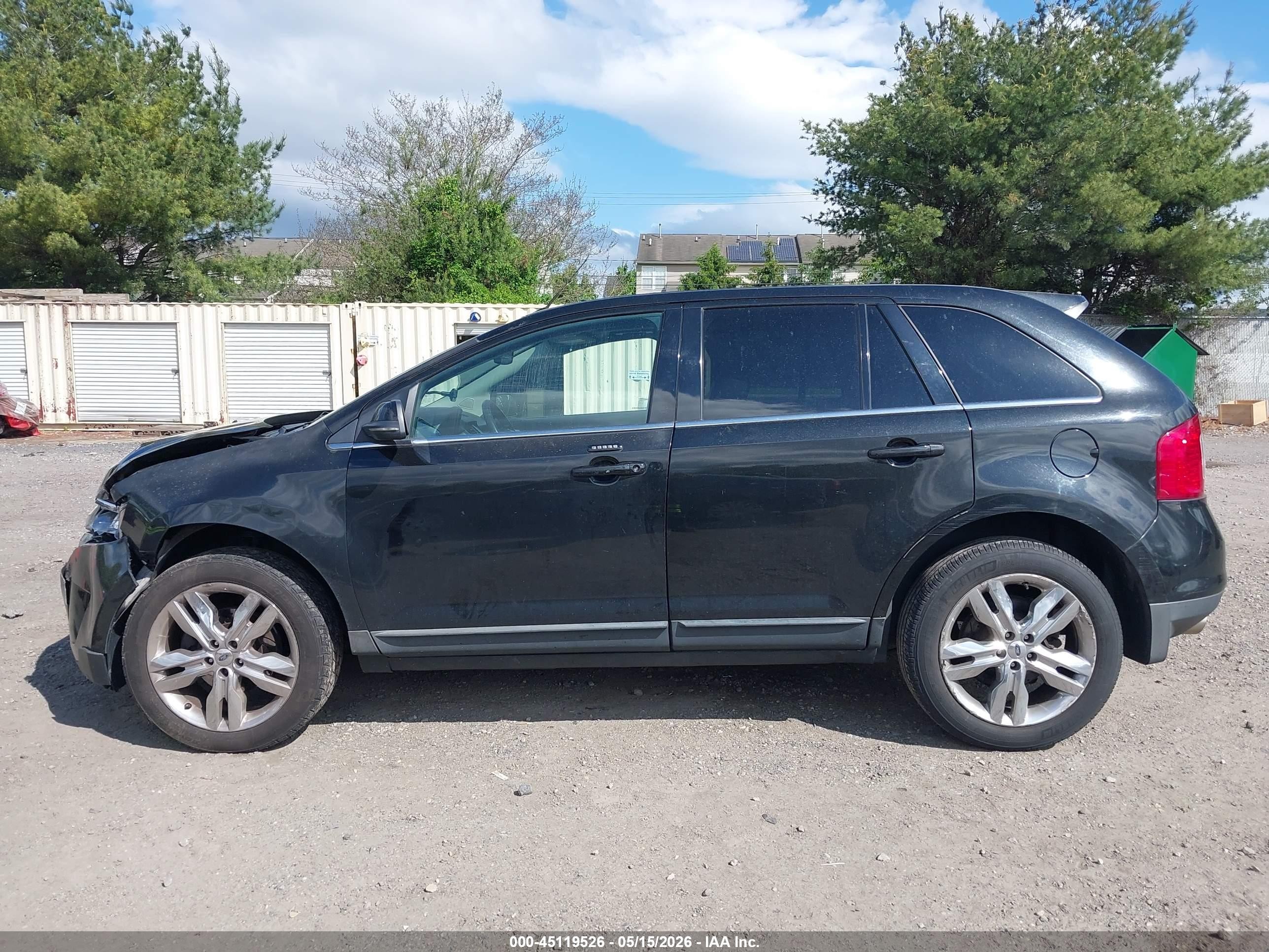 2012 Ford Edge Limited Black vin: 2FMDK3KC8CBA85964