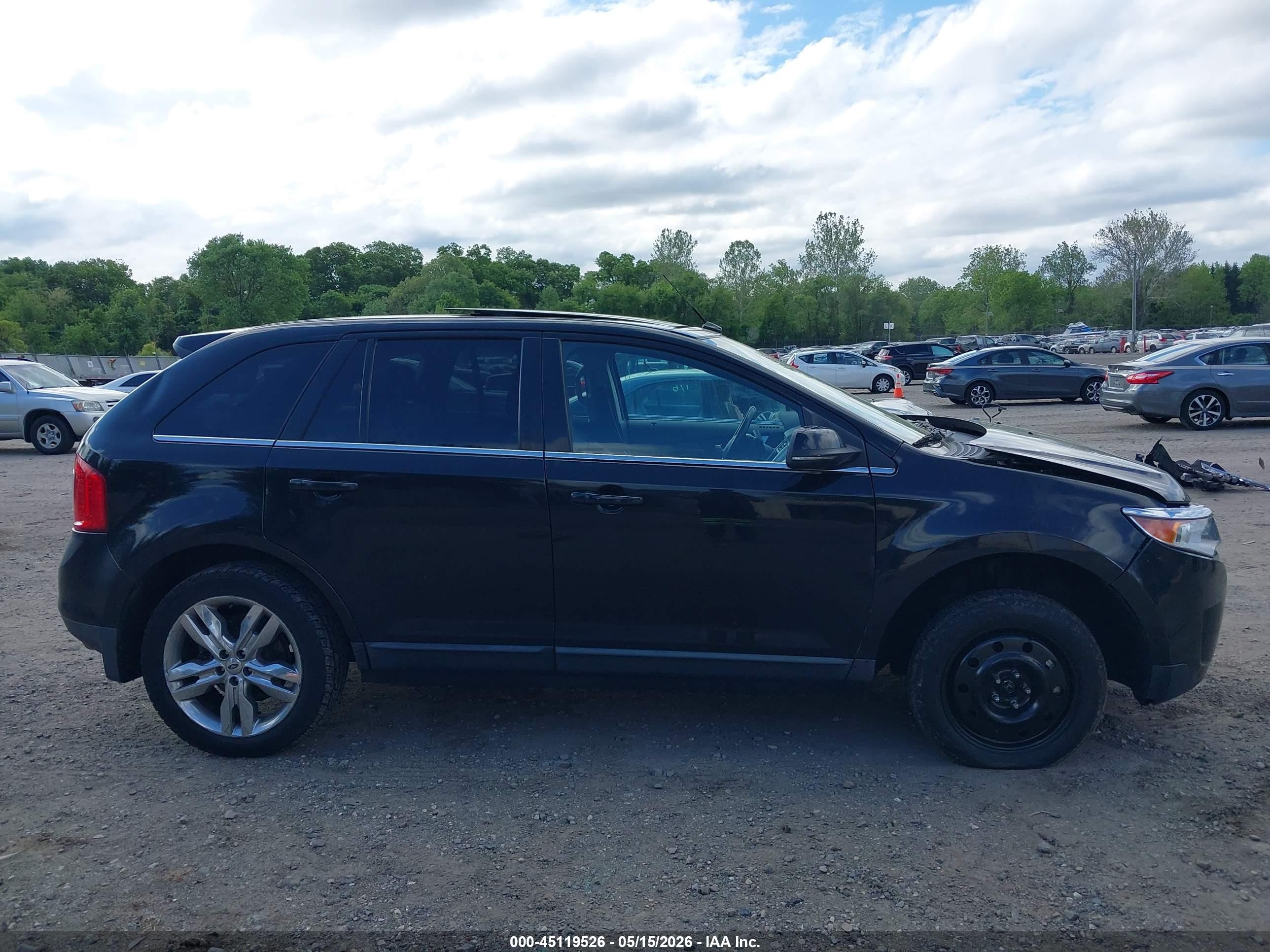 2012 Ford Edge Limited Black vin: 2FMDK3KC8CBA85964