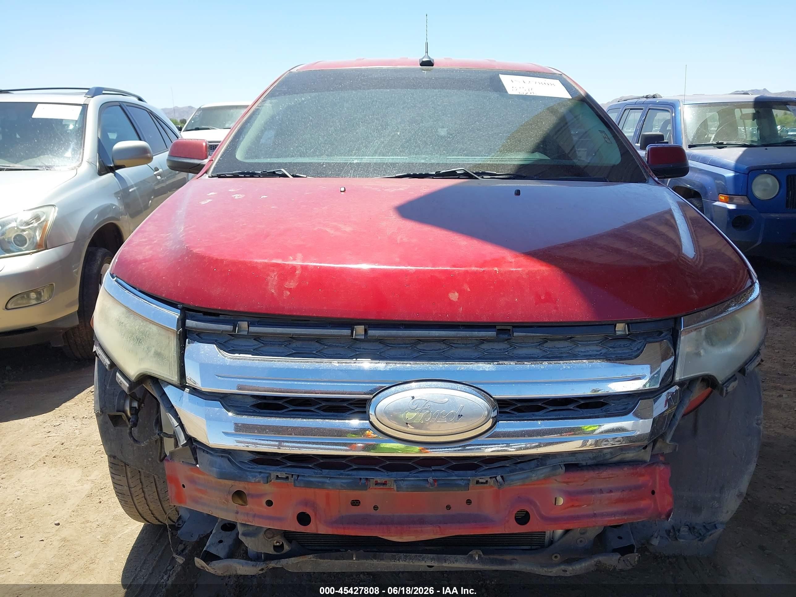 2013 Ford Edge Limited Maroon vin: 2FMDK3KC8DBA18234