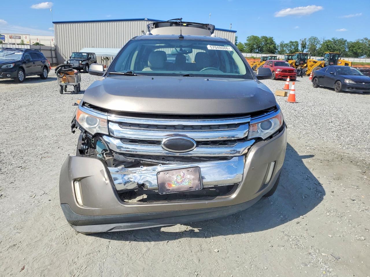 2013 Ford Edge Limited Серый vin: 2FMDK3KC8DBB04496