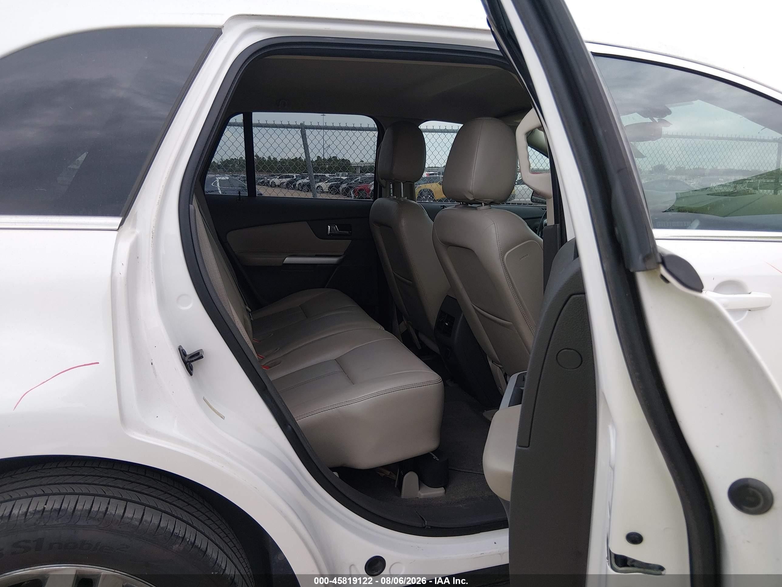2013 Ford Edge Limited White vin: 2FMDK3KC8DBB10881