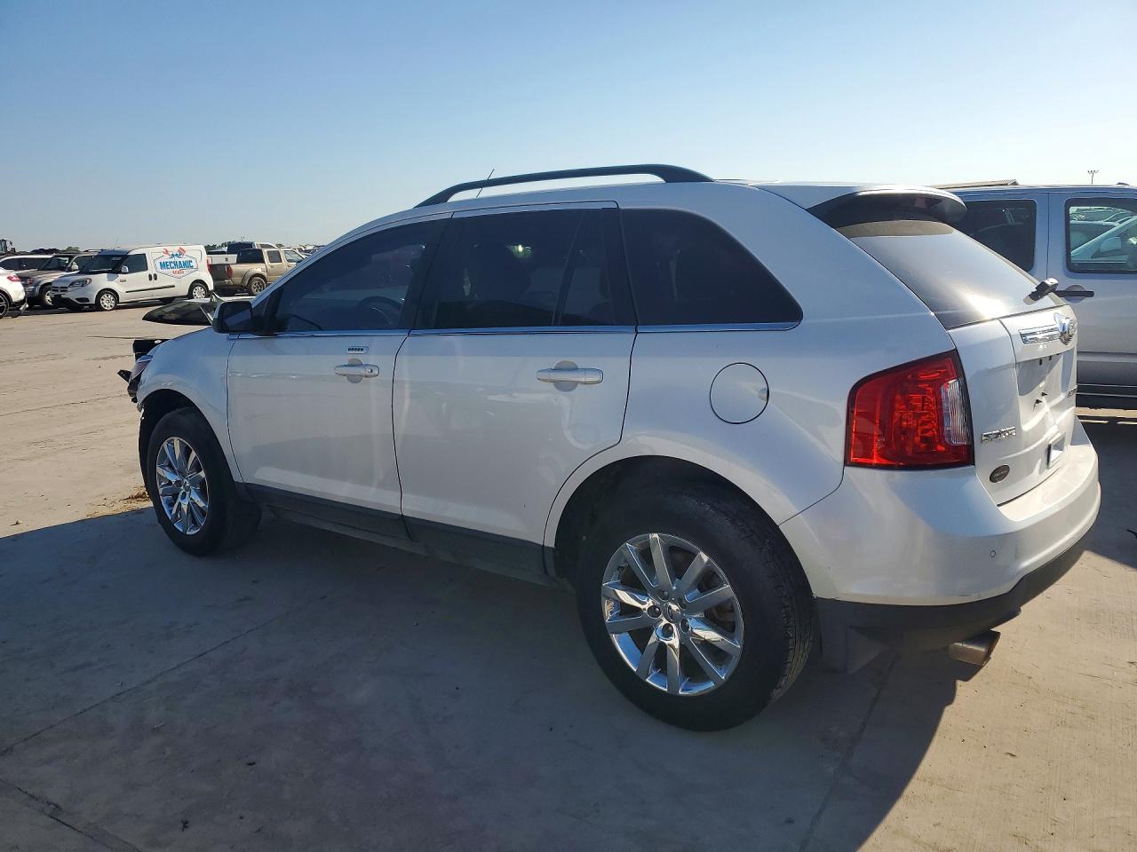 2013 Ford Edge Limited White vin: 2FMDK3KC8DBB53195