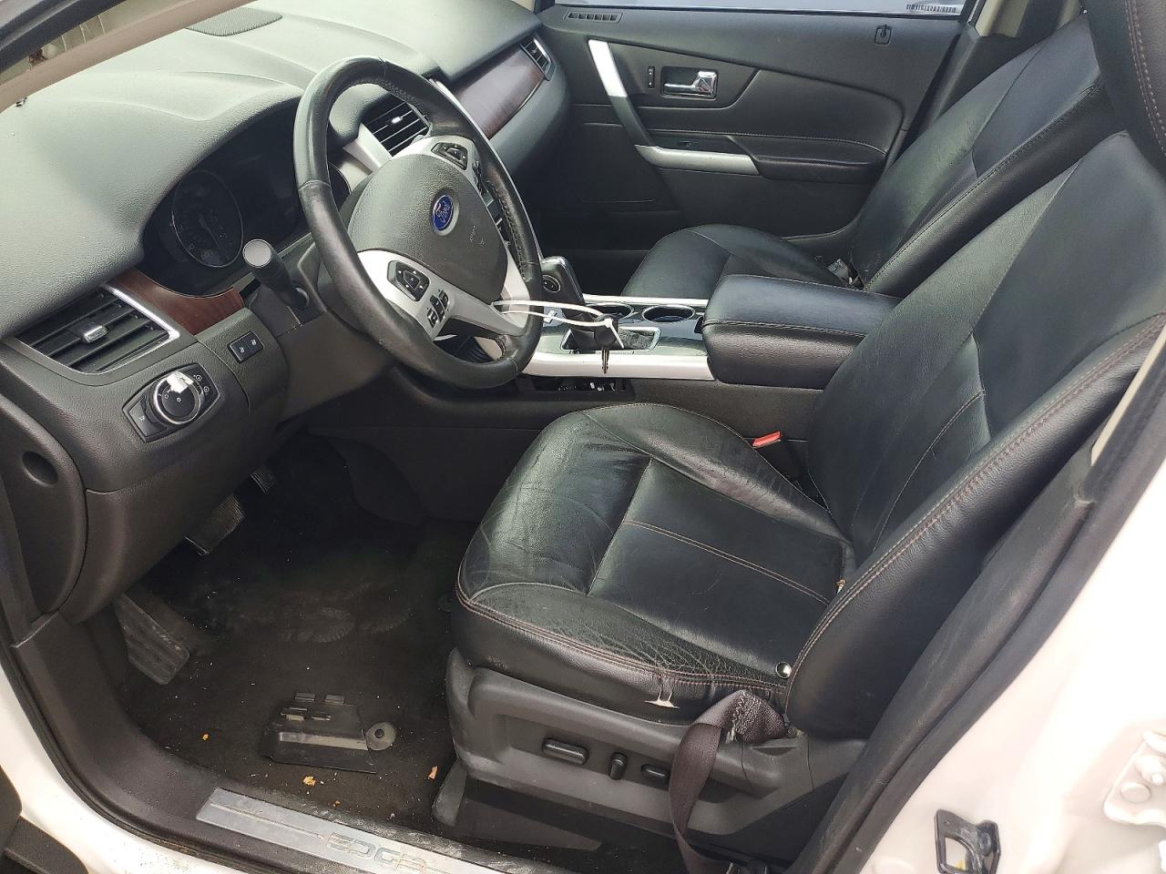 2013 Ford Edge Limited White vin: 2FMDK3KC8DBB53195