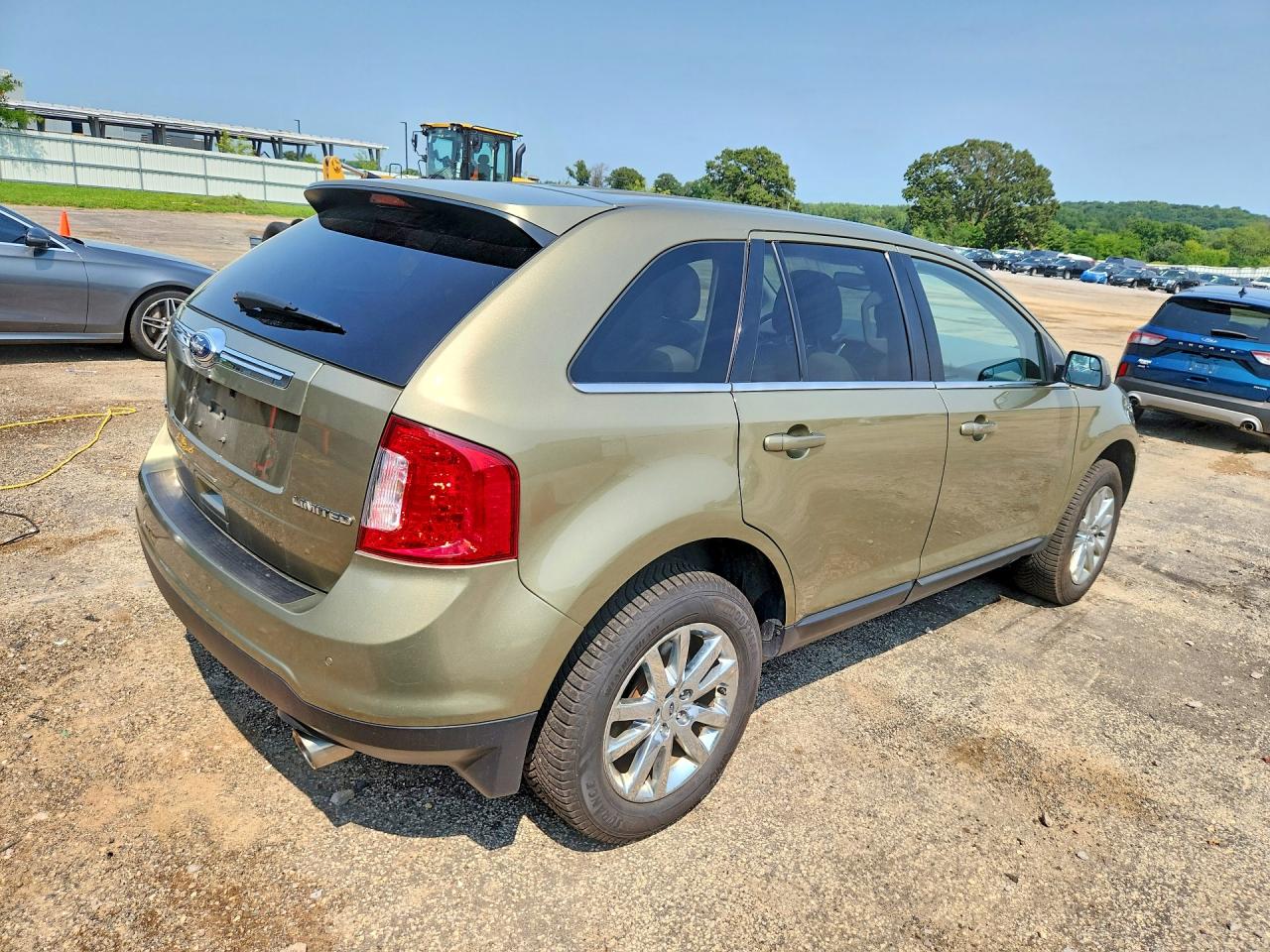 2013 Ford Edge Limited Green vin: 2FMDK3KC8DBC33290