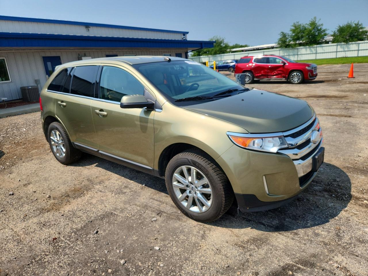 2013 Ford Edge Limited Green vin: 2FMDK3KC8DBC33290