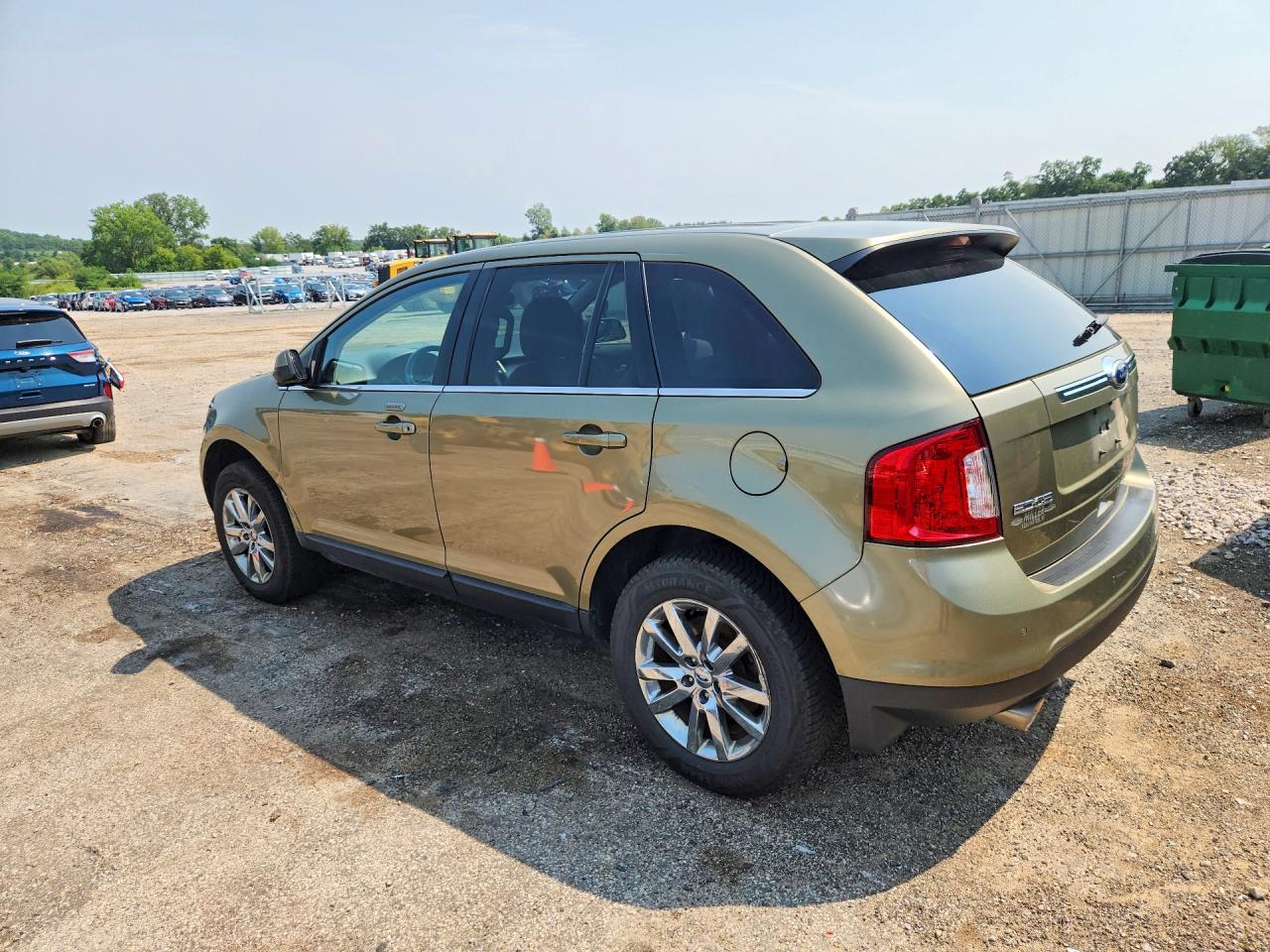 2013 Ford Edge Limited Green vin: 2FMDK3KC8DBC33290