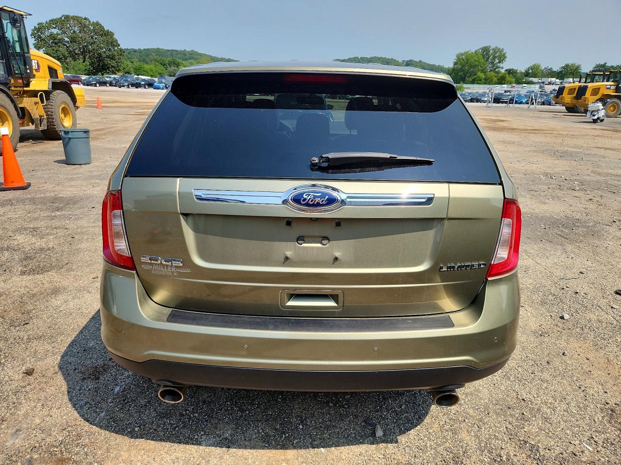 2013 Ford Edge Limited Green vin: 2FMDK3KC8DBC33290