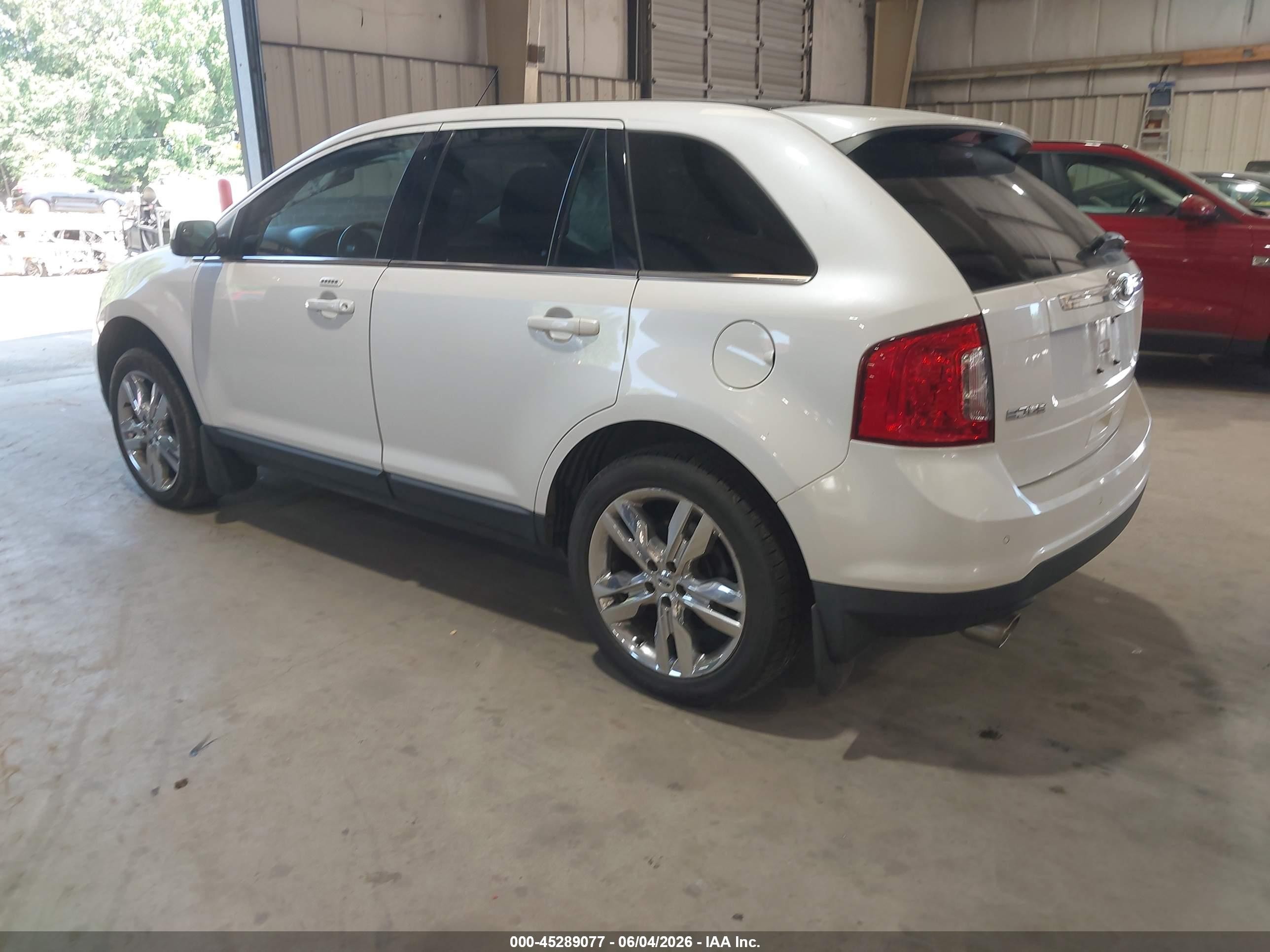 2013 Ford Edge Limited White vin: 2FMDK3KC8DBC37114