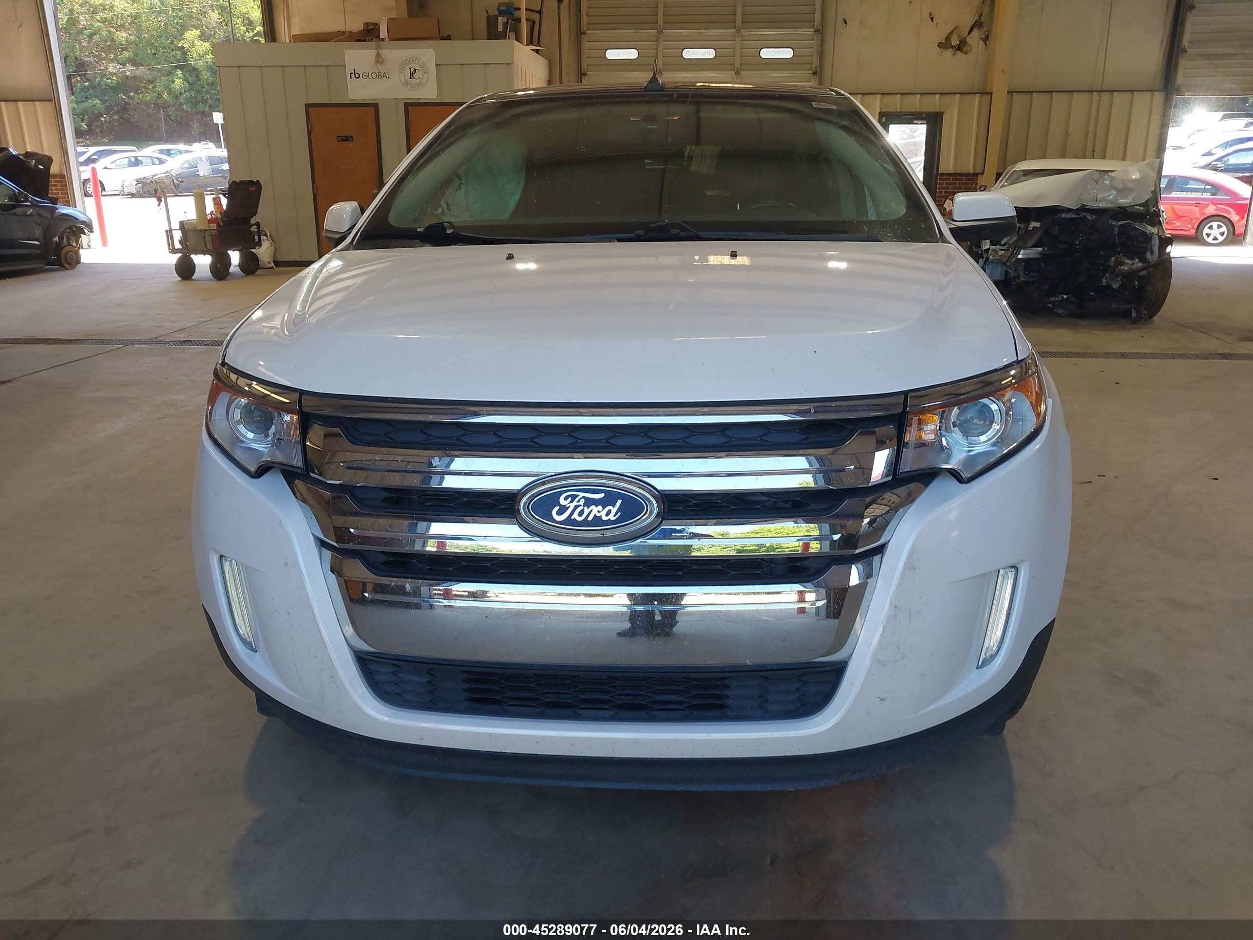 2013 Ford Edge Limited White vin: 2FMDK3KC8DBC37114