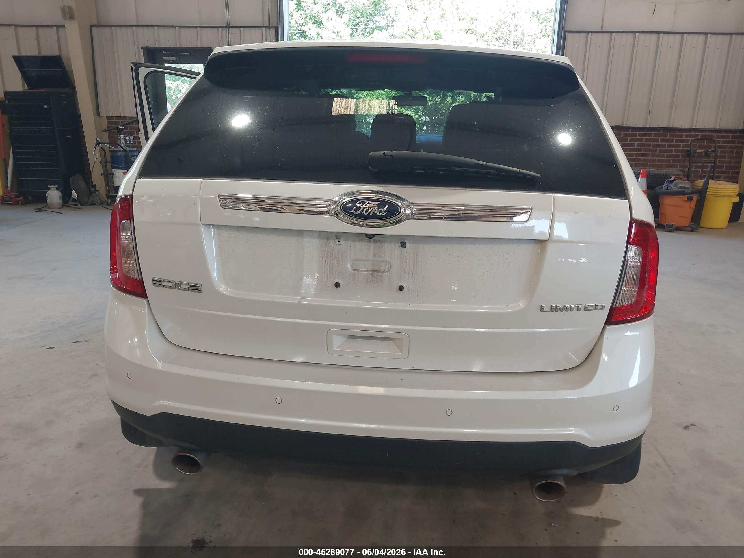 2013 Ford Edge Limited White vin: 2FMDK3KC8DBC37114