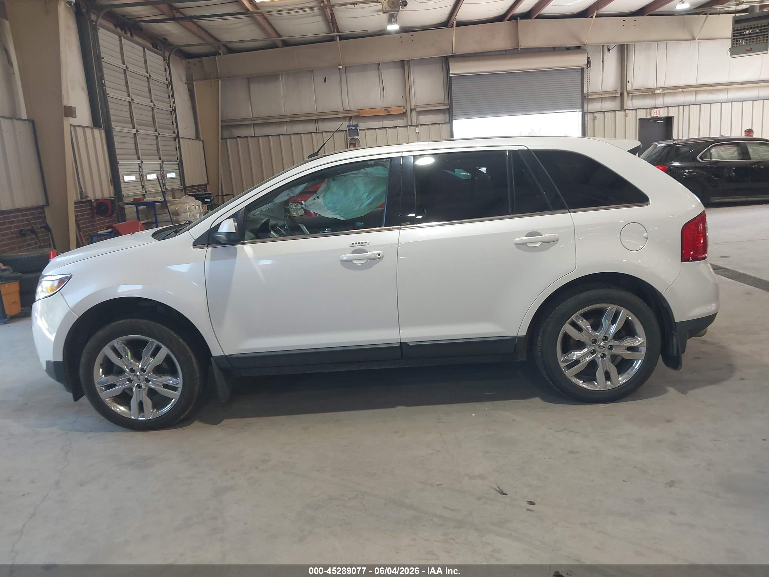 2013 Ford Edge Limited White vin: 2FMDK3KC8DBC37114