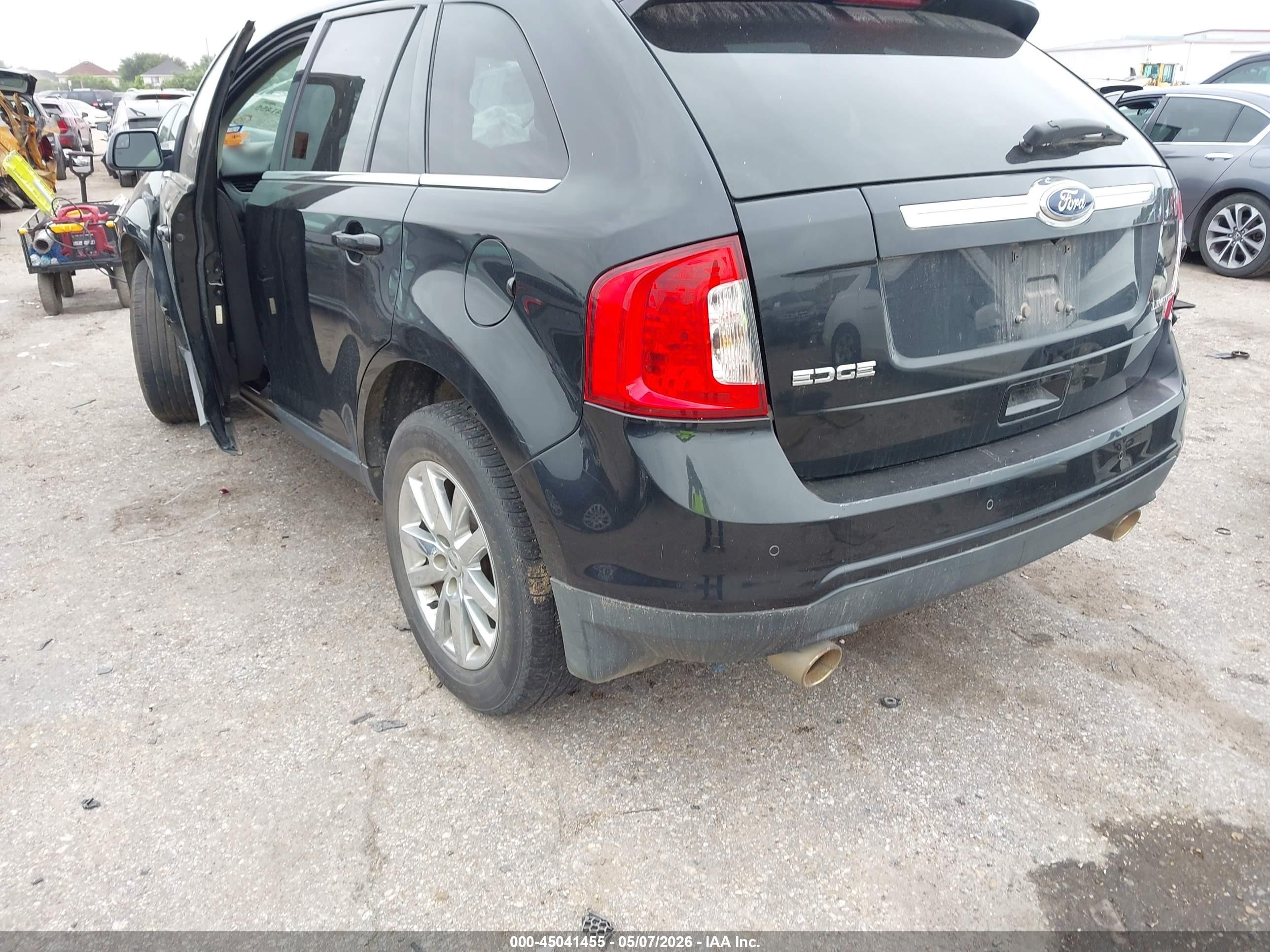 2013 Ford Edge Limited Black vin: 2FMDK3KC8DBC45570