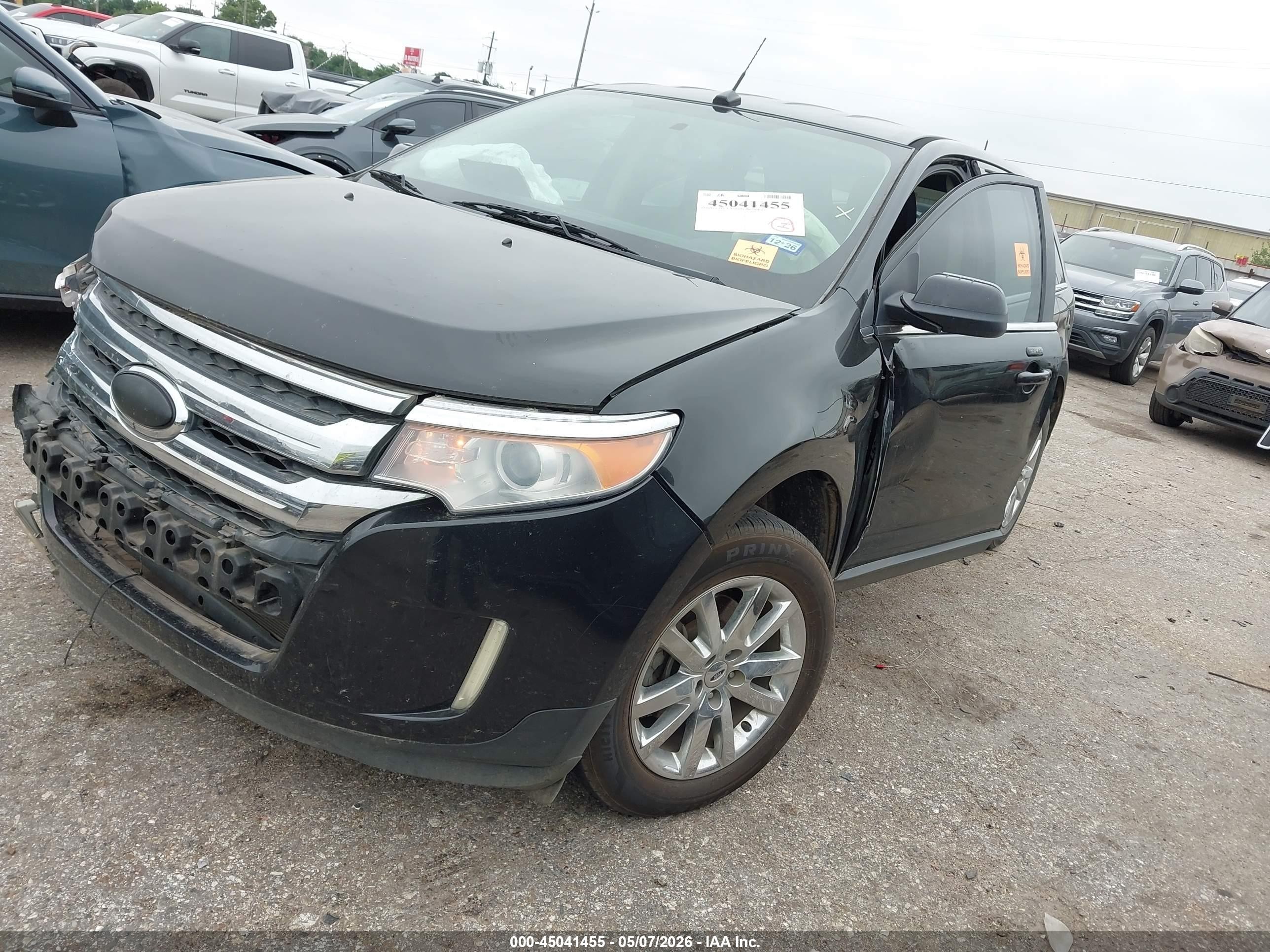 2013 Ford Edge Limited Black vin: 2FMDK3KC8DBC45570