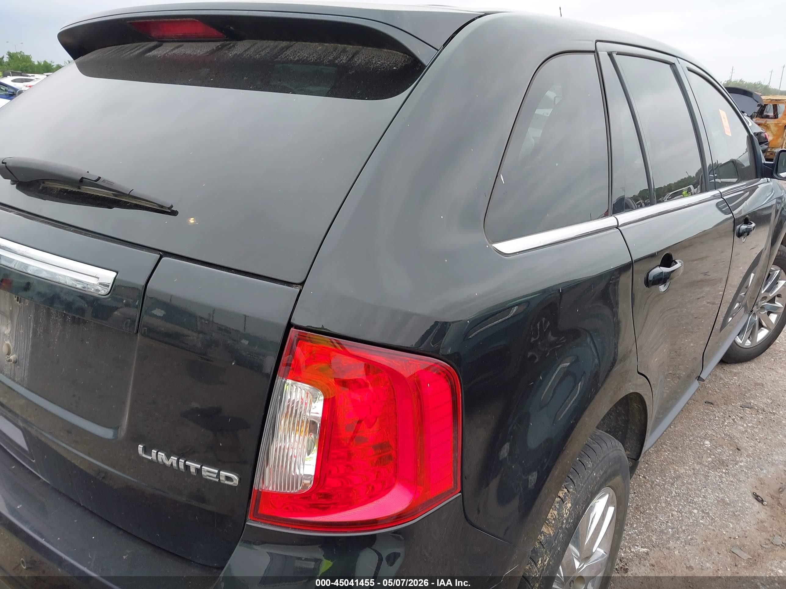 2013 Ford Edge Limited Black vin: 2FMDK3KC8DBC45570