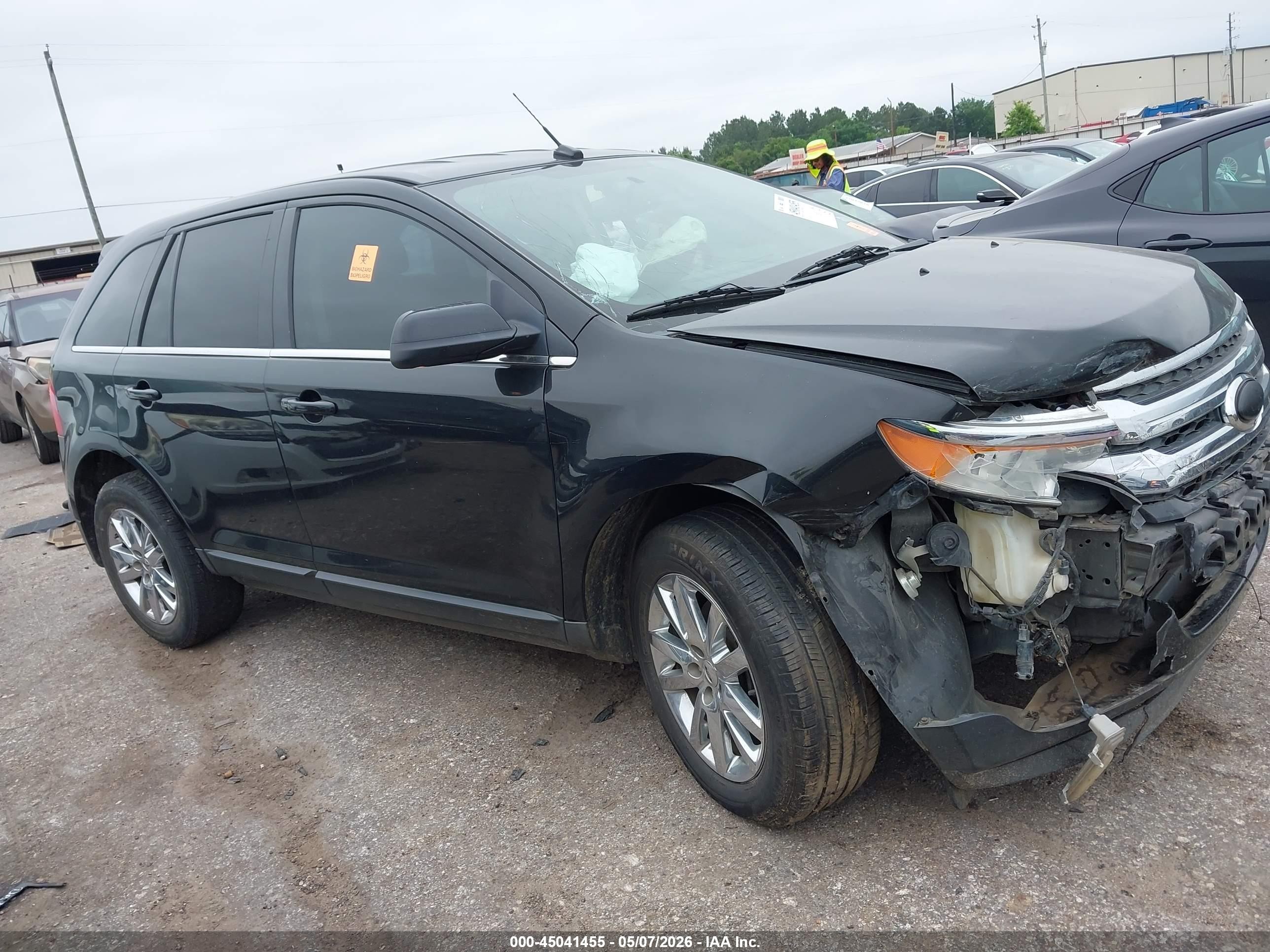 2013 Ford Edge Limited Black vin: 2FMDK3KC8DBC45570