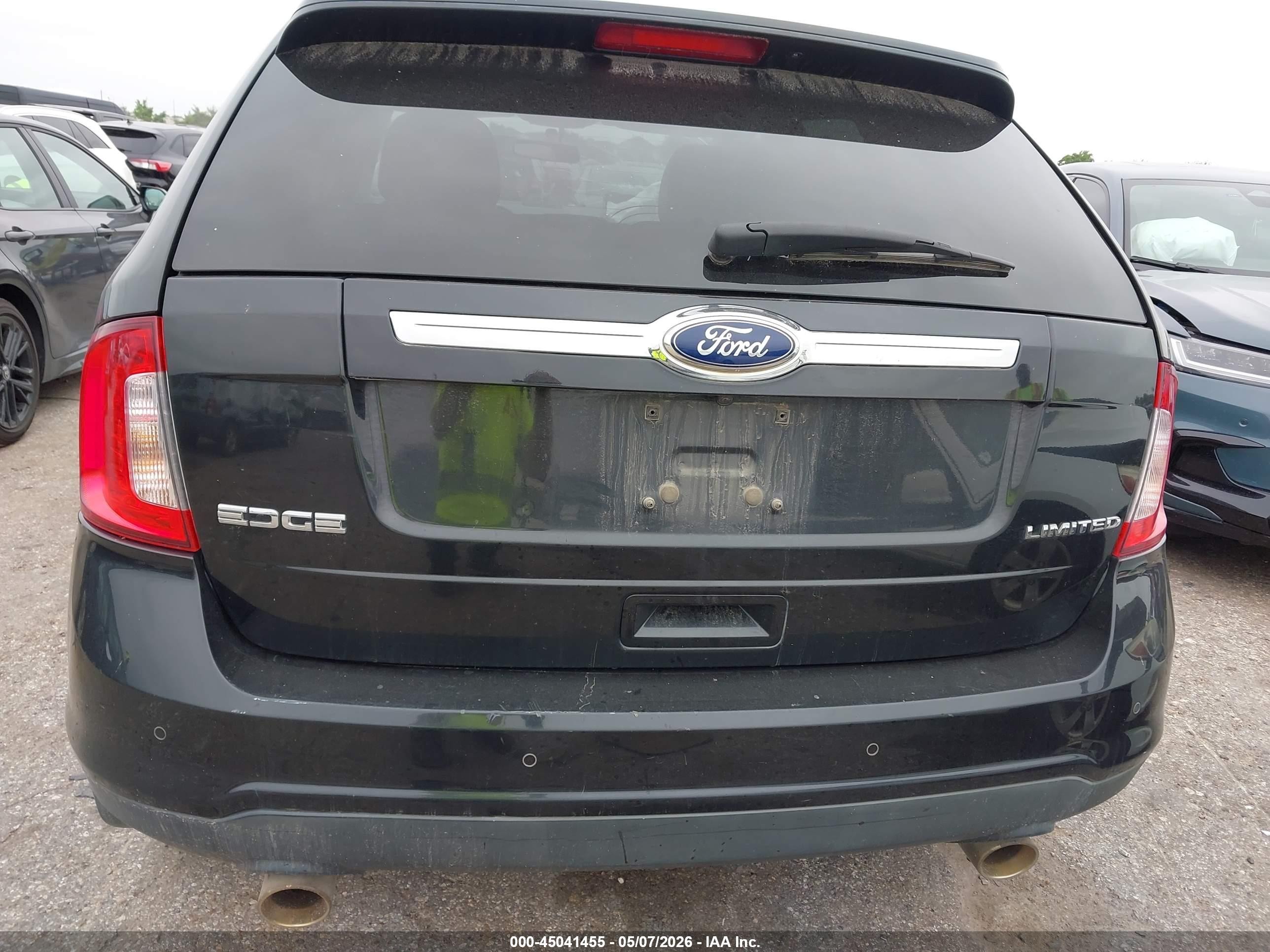 2013 Ford Edge Limited Black vin: 2FMDK3KC8DBC45570