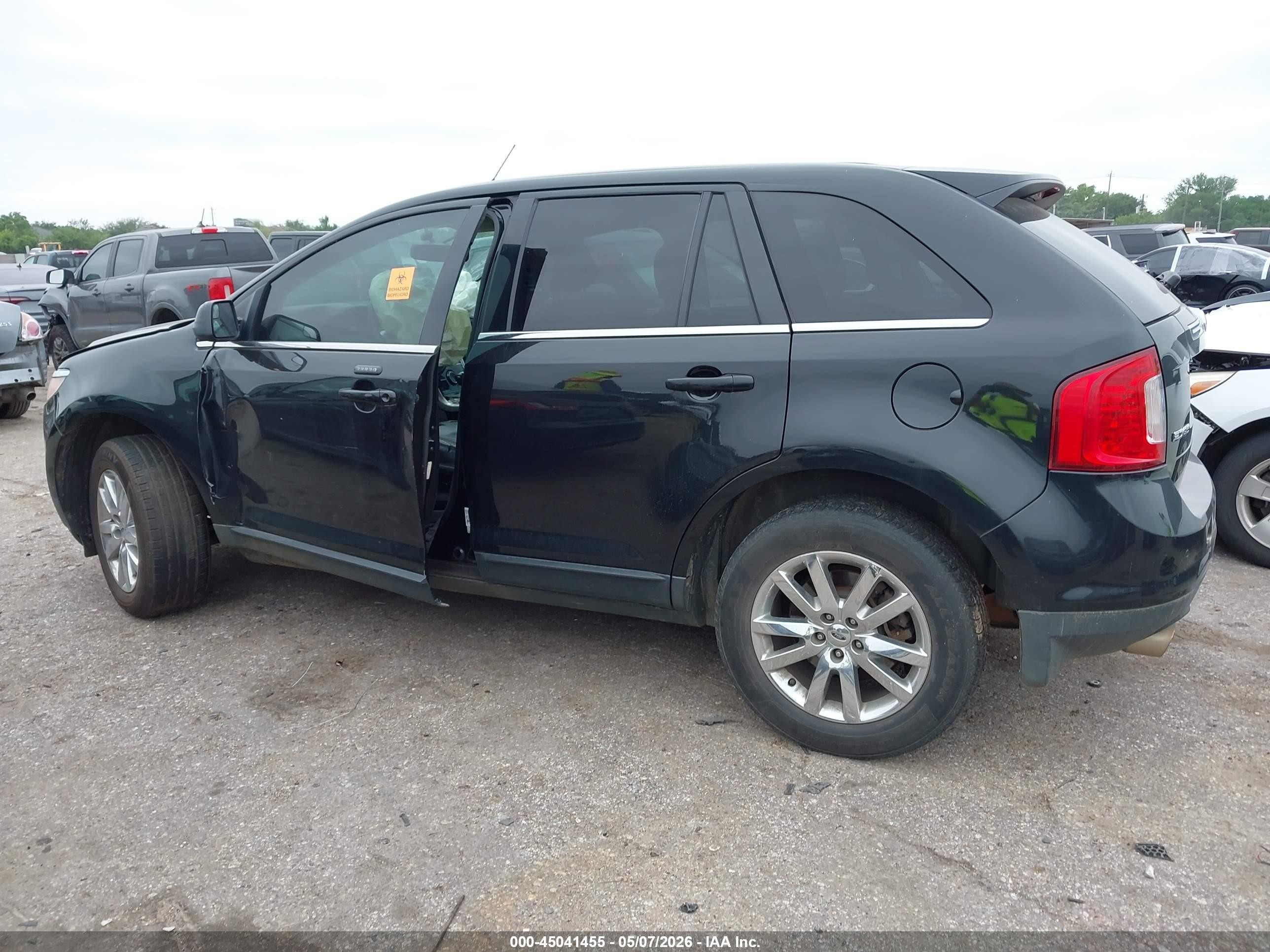 2013 Ford Edge Limited Black vin: 2FMDK3KC8DBC45570