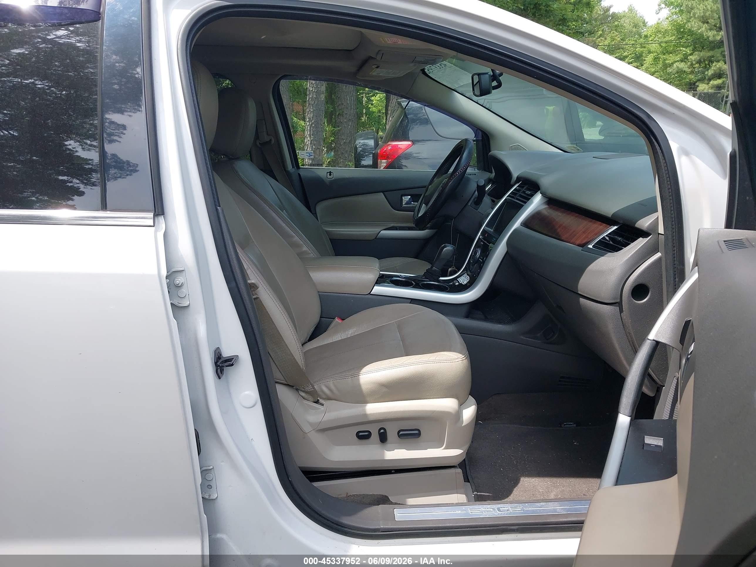 2013 Ford Edge Limited White vin: 2FMDK3KC8DBC64930