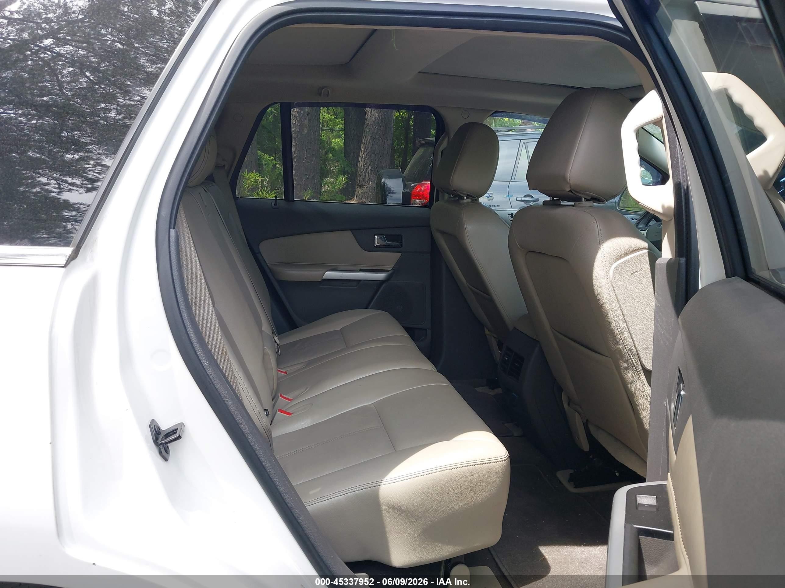 2013 Ford Edge Limited White vin: 2FMDK3KC8DBC64930