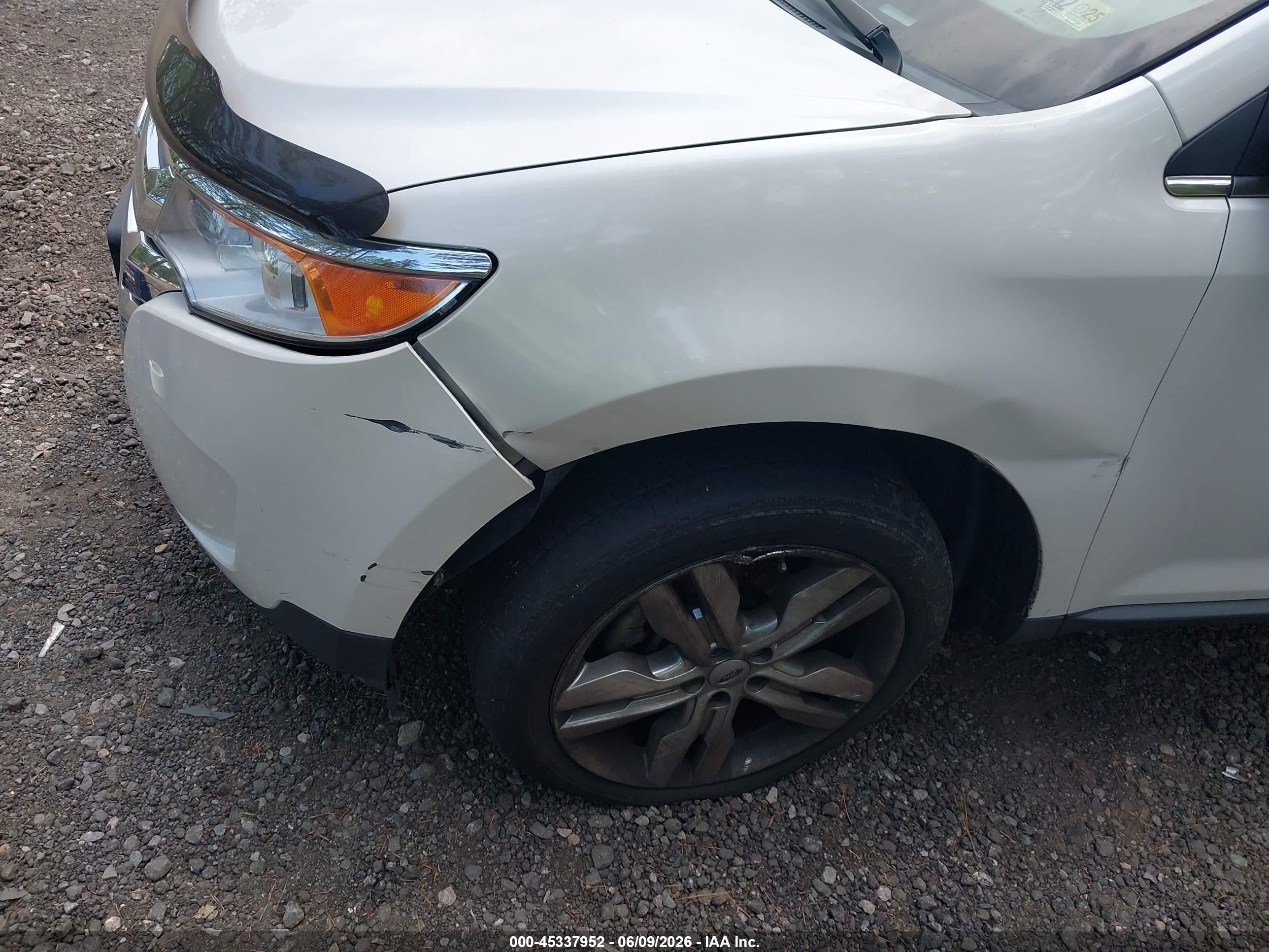 2013 Ford Edge Limited White vin: 2FMDK3KC8DBC64930