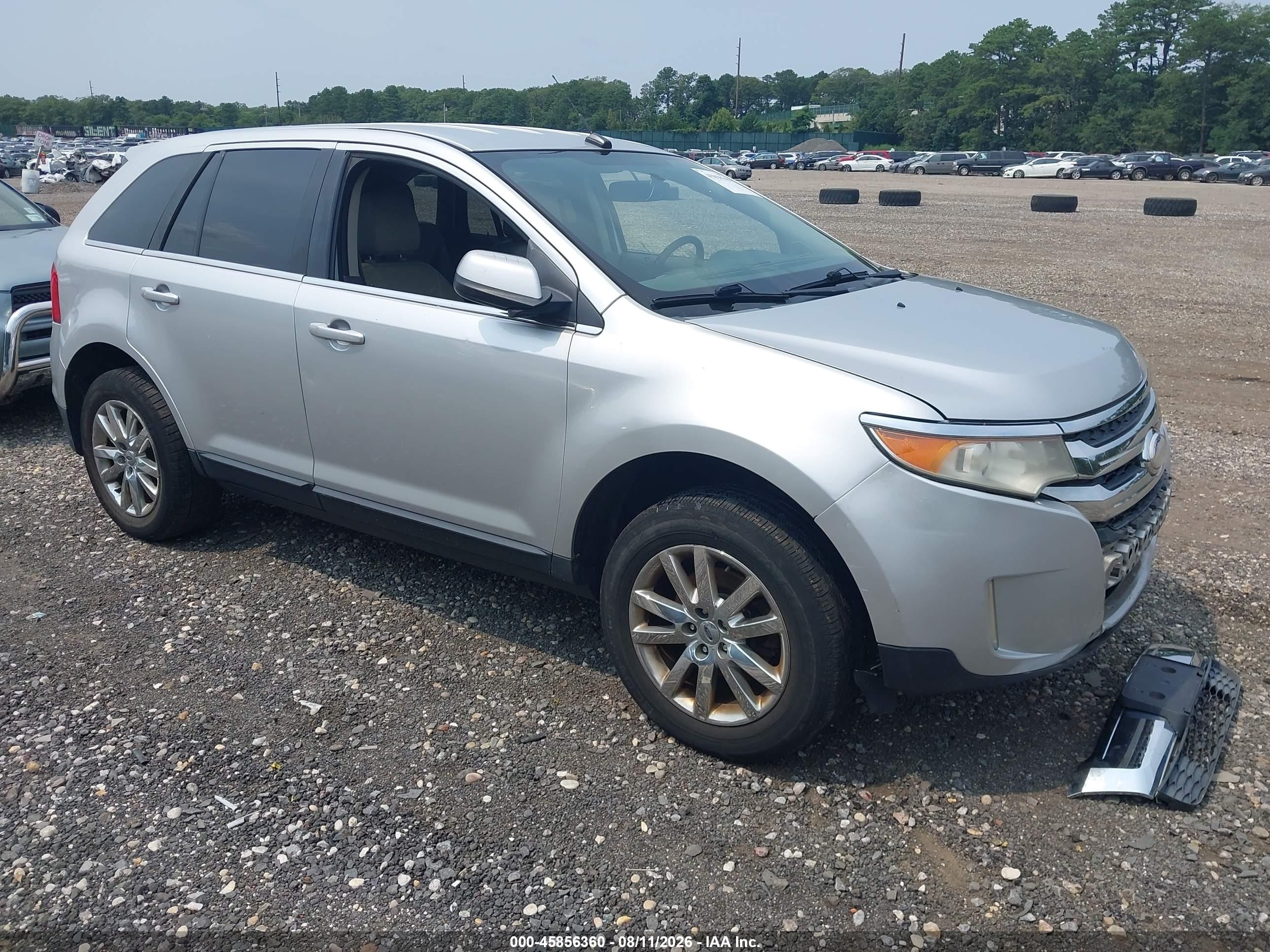 2014 Ford Edge Limited Silver vin: 2FMDK3KC8EBA19272