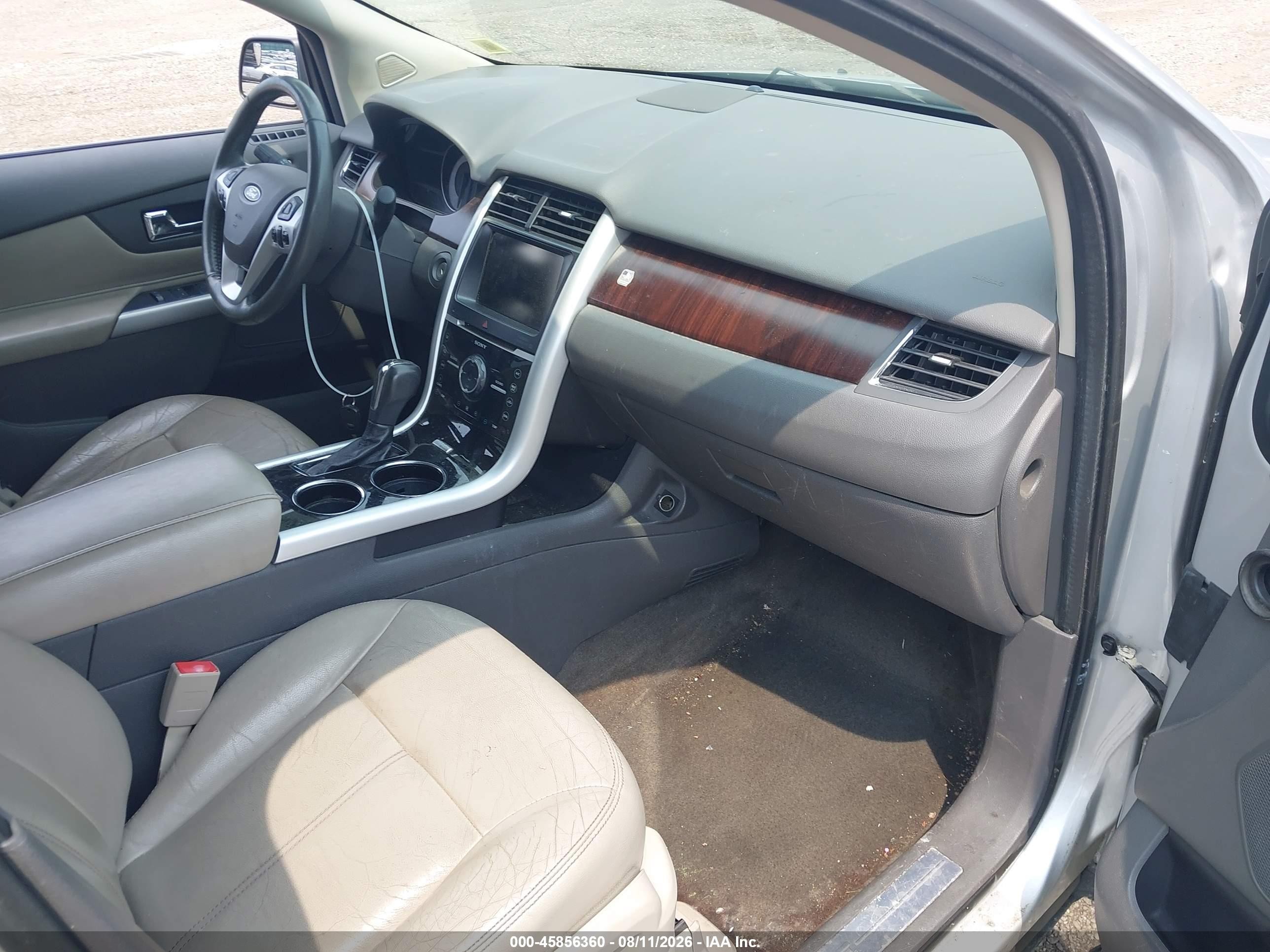 2014 Ford Edge Limited Silver vin: 2FMDK3KC8EBA19272