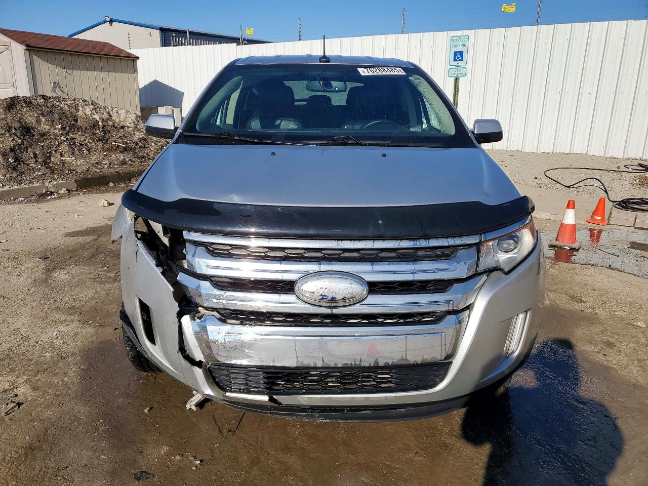 2014 Ford Edge Limited Silver vin: 2FMDK3KC8EBA30790