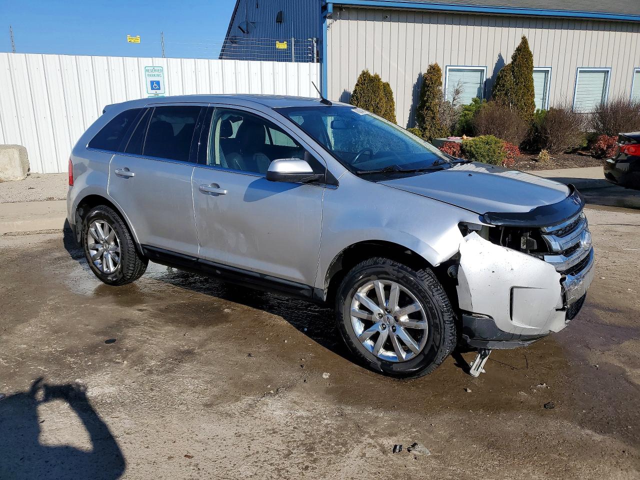 2014 Ford Edge Limited Silver vin: 2FMDK3KC8EBA30790