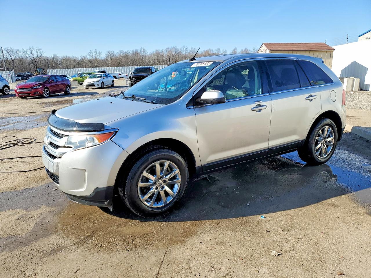 2014 Ford Edge Limited Silver vin: 2FMDK3KC8EBA30790