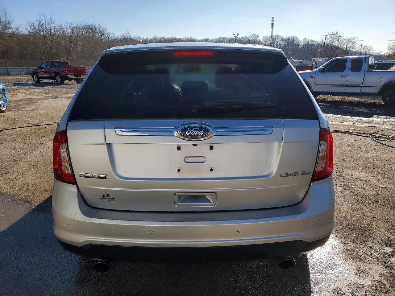 2014 Ford Edge Limited Silver vin: 2FMDK3KC8EBA30790