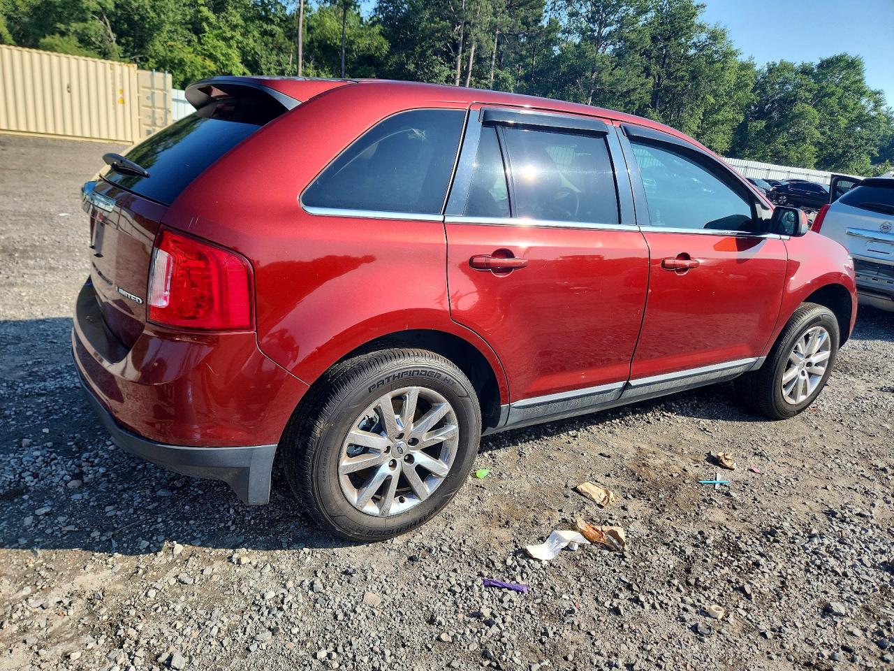 2014 Ford Edge Limited Burgundy vin: 2FMDK3KC8EBA34337