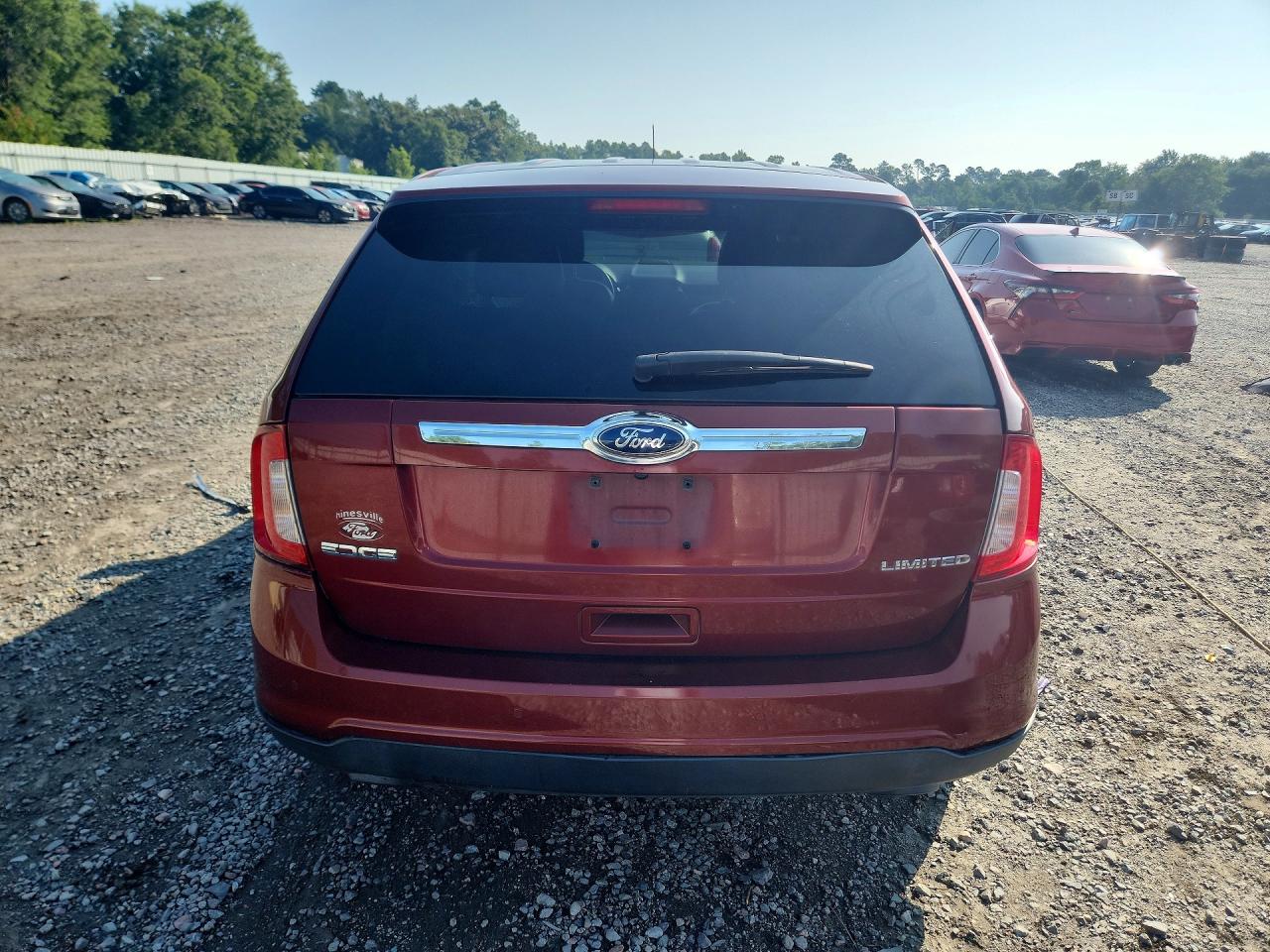 2014 Ford Edge Limited Burgundy vin: 2FMDK3KC8EBA34337